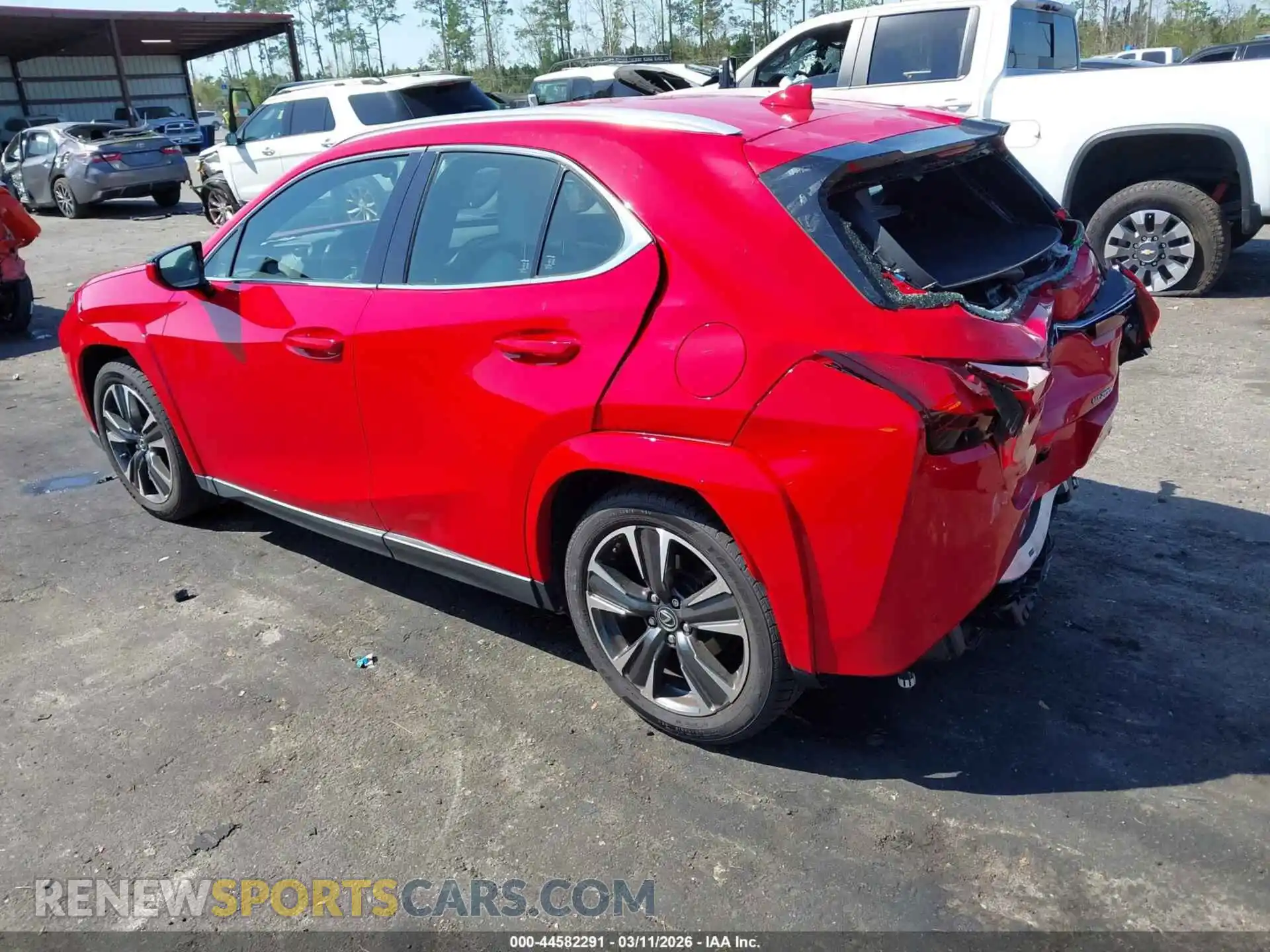 3 Photograph of a damaged car JTHP3JBH1N2049653 LEXUS UX 200 2022