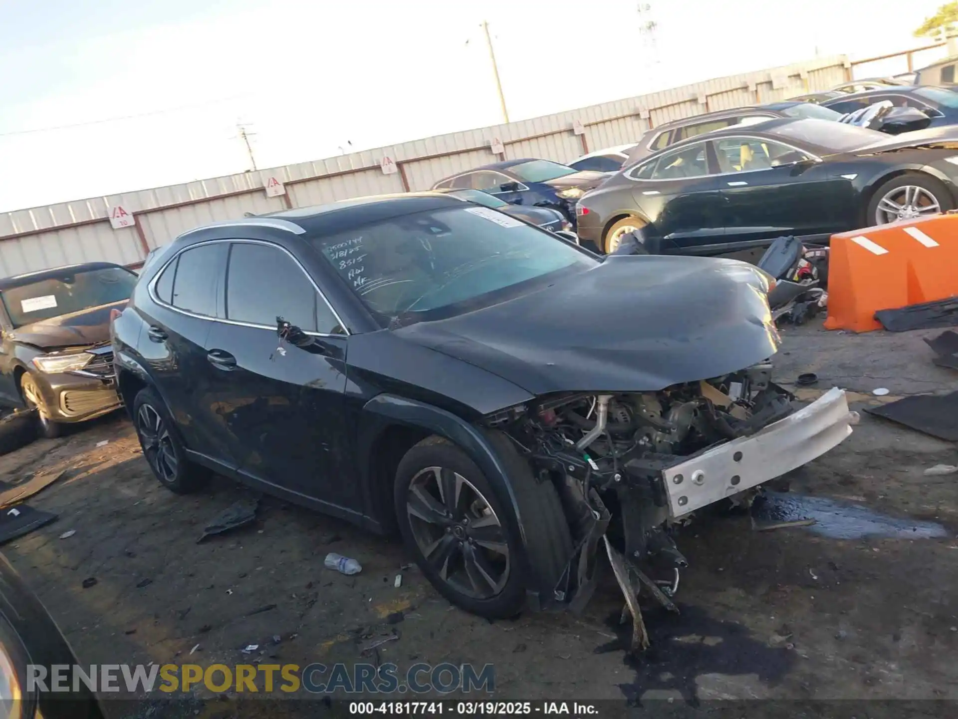 1 Photograph of a damaged car JTHP3JBH6N2048515 LEXUS UX 200 2022
