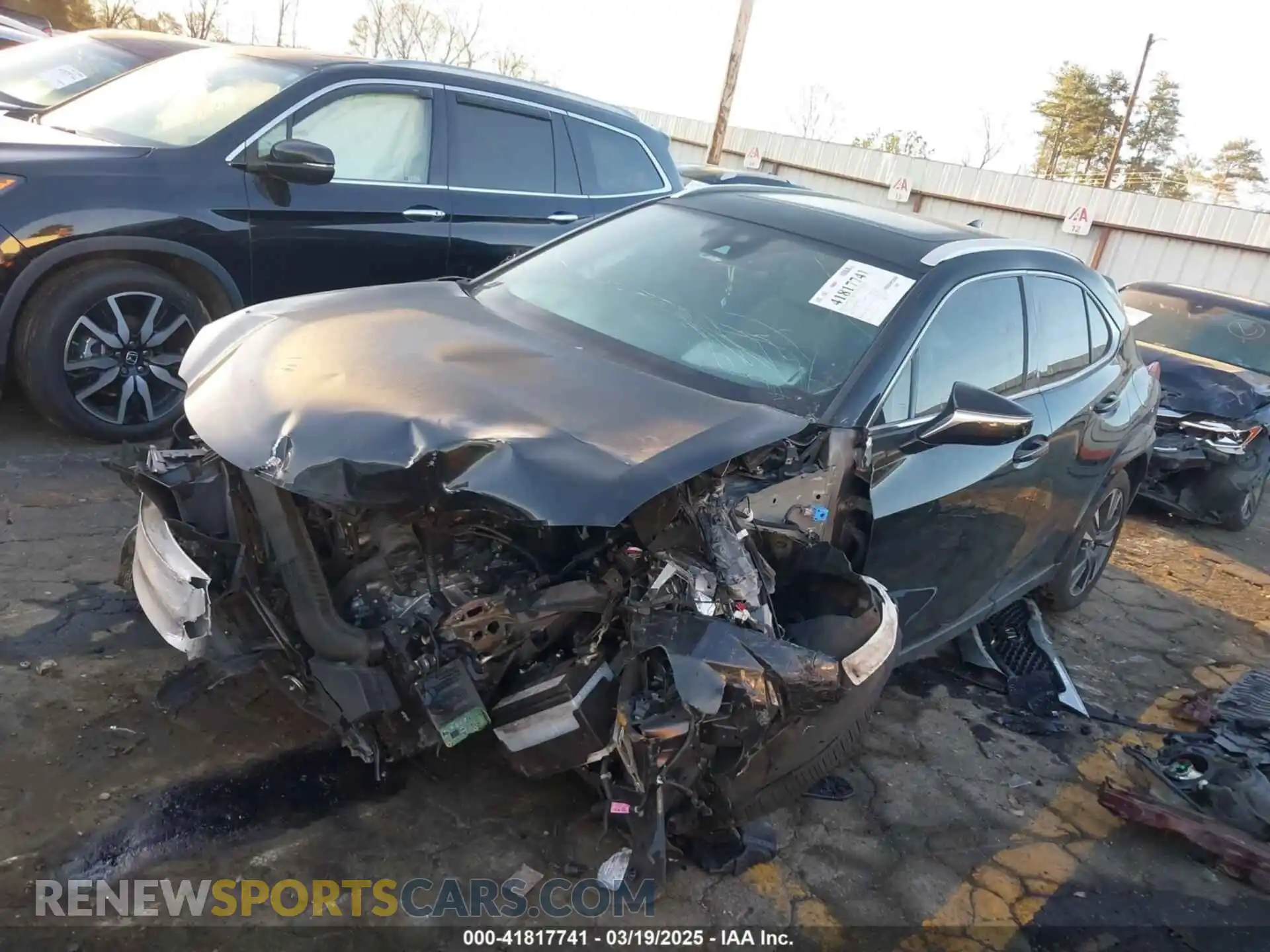 2 Photograph of a damaged car JTHP3JBH6N2048515 LEXUS UX 200 2022
