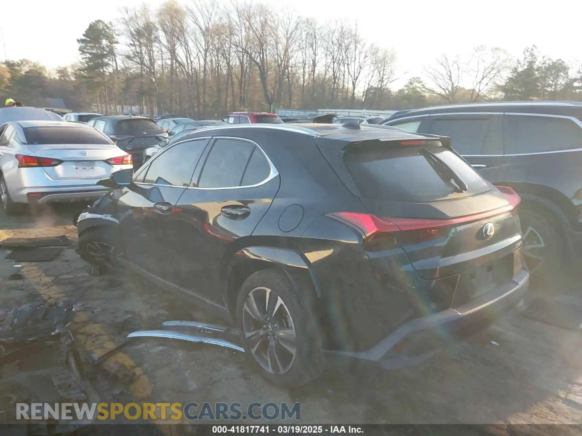 3 Photograph of a damaged car JTHP3JBH6N2048515 LEXUS UX 200 2022