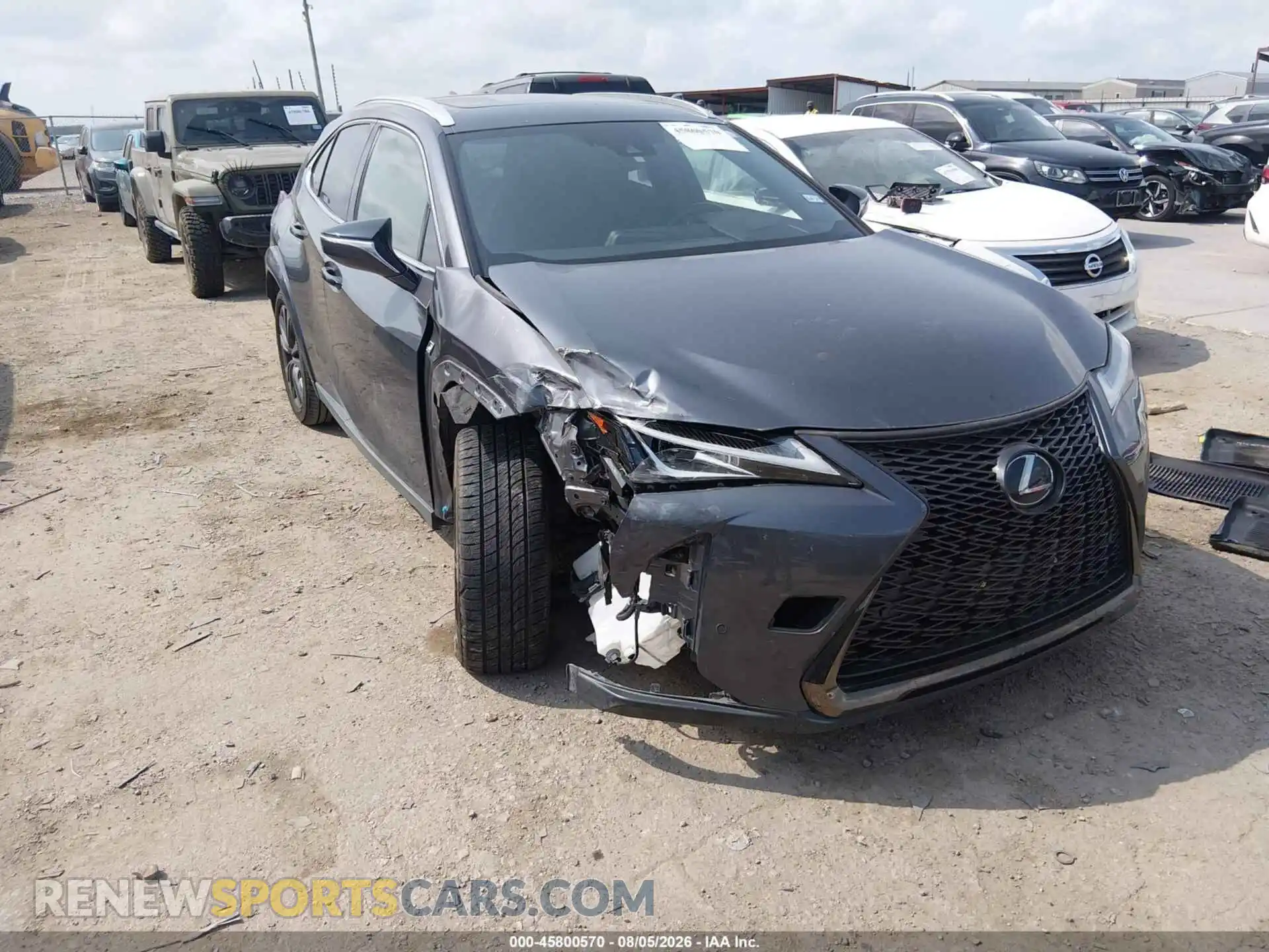 1 Фотография поврежденного автомобиля JTHR3JBH4N2054838 LEXUS UX 200 2022