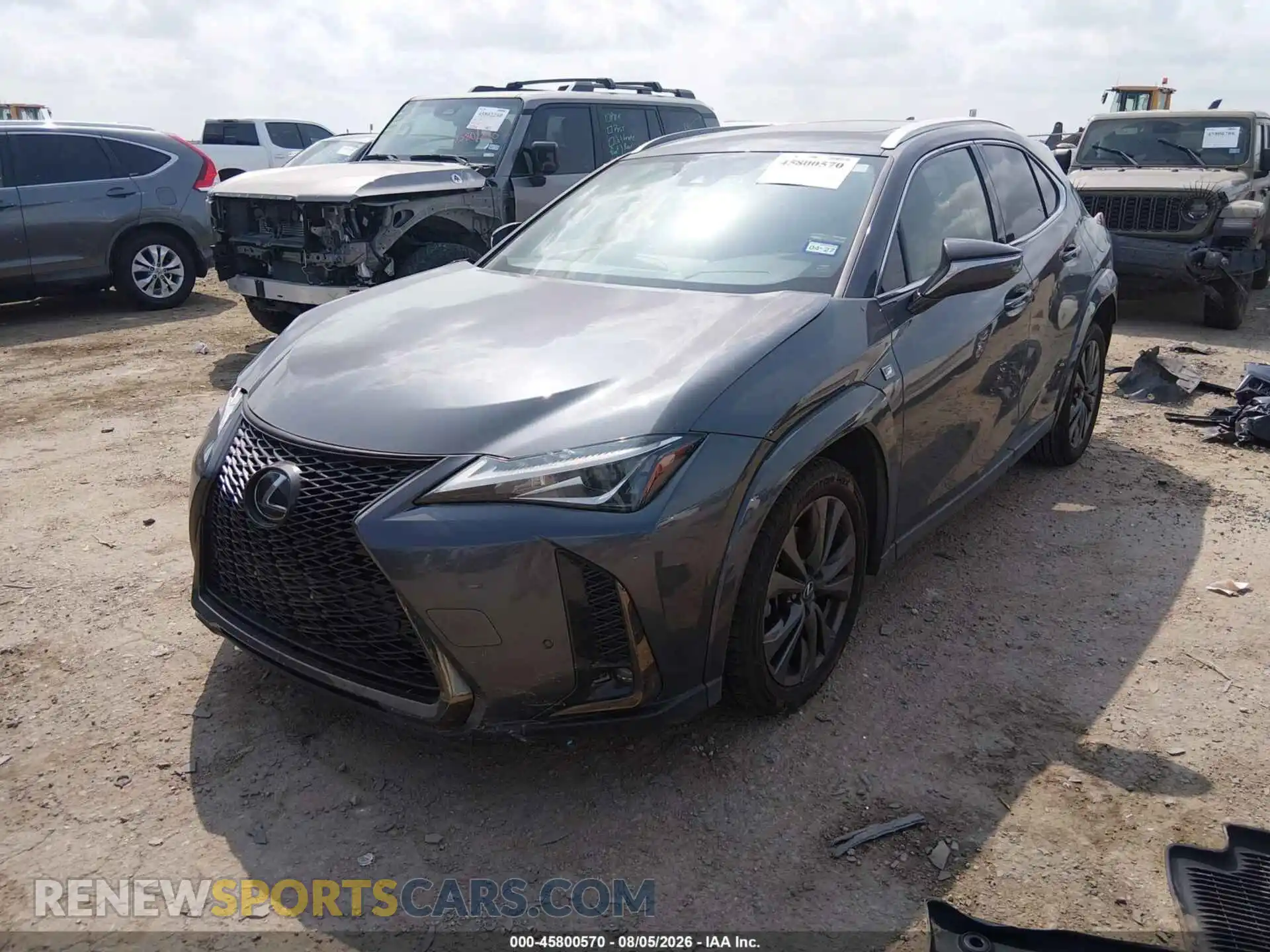 2 Фотография поврежденного автомобиля JTHR3JBH4N2054838 LEXUS UX 200 2022