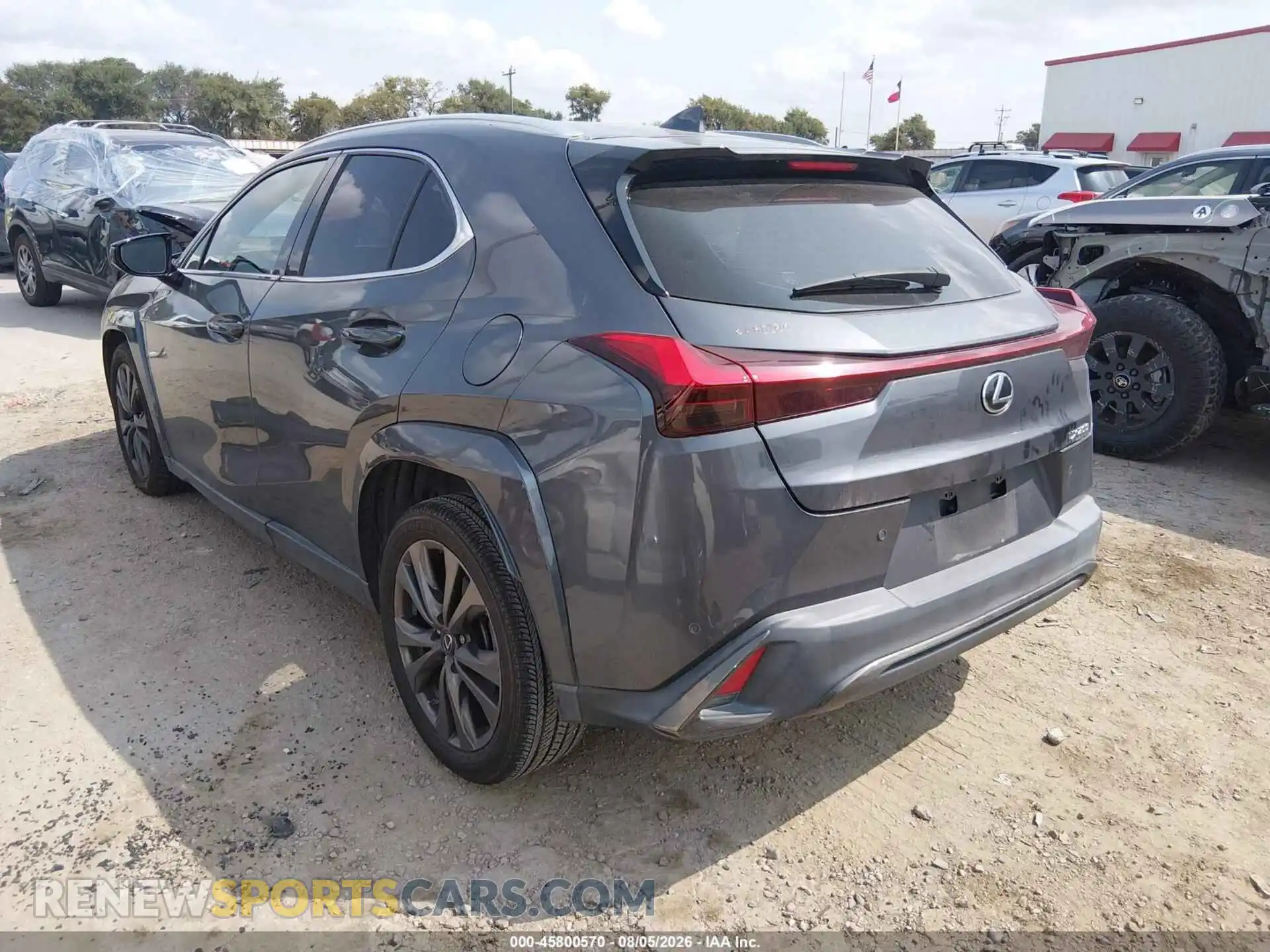 3 Фотография поврежденного автомобиля JTHR3JBH4N2054838 LEXUS UX 200 2022