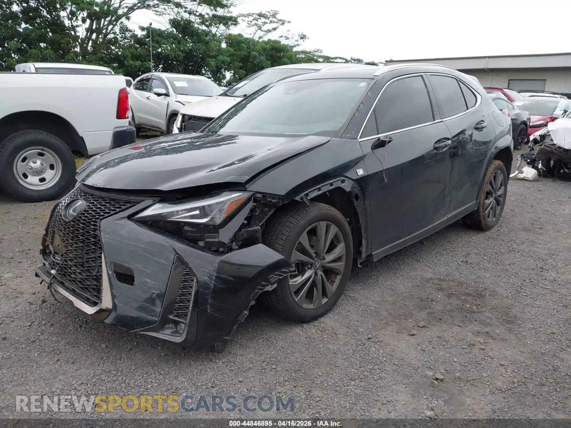 2 Фотография поврежденного автомобиля JTHR3JBH6N2054050 LEXUS UX 200 2022