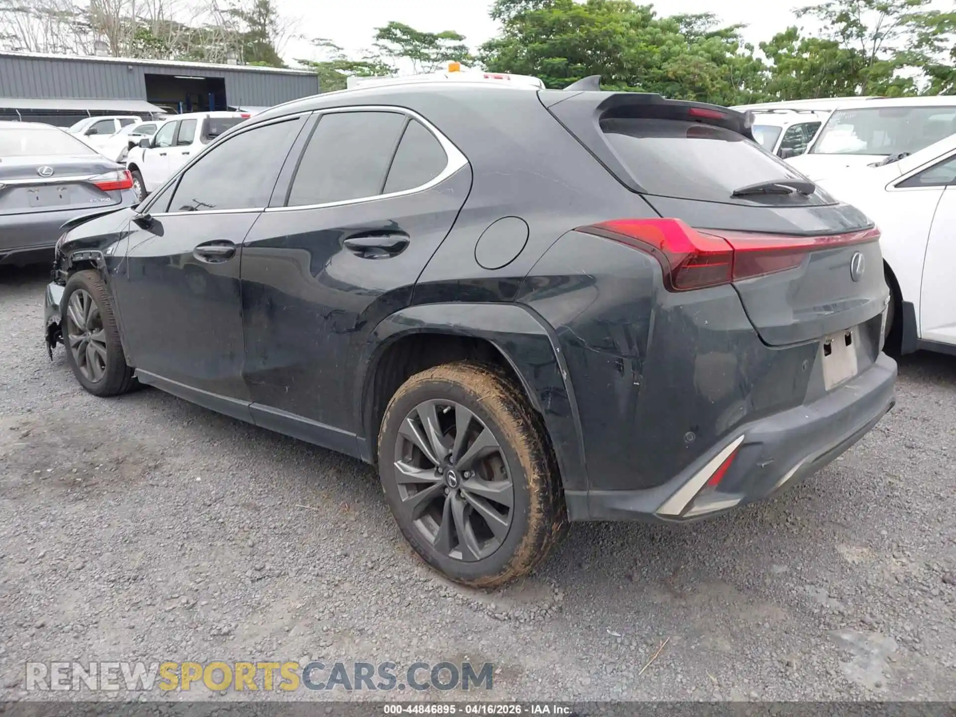 3 Фотография поврежденного автомобиля JTHR3JBH6N2054050 LEXUS UX 200 2022