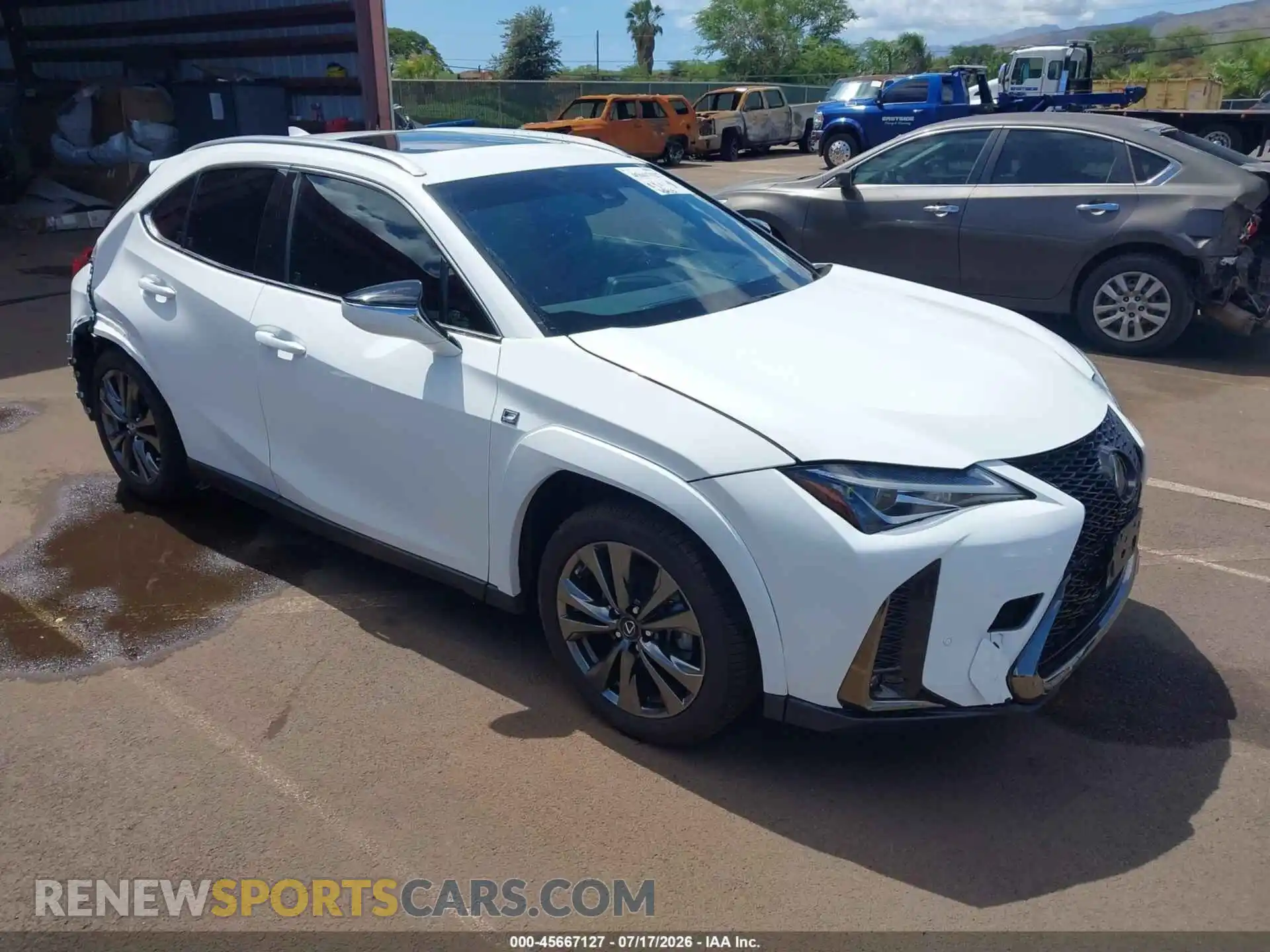1 Фотография поврежденного автомобиля JTHR3JBHXN2050437 LEXUS UX 200 2022