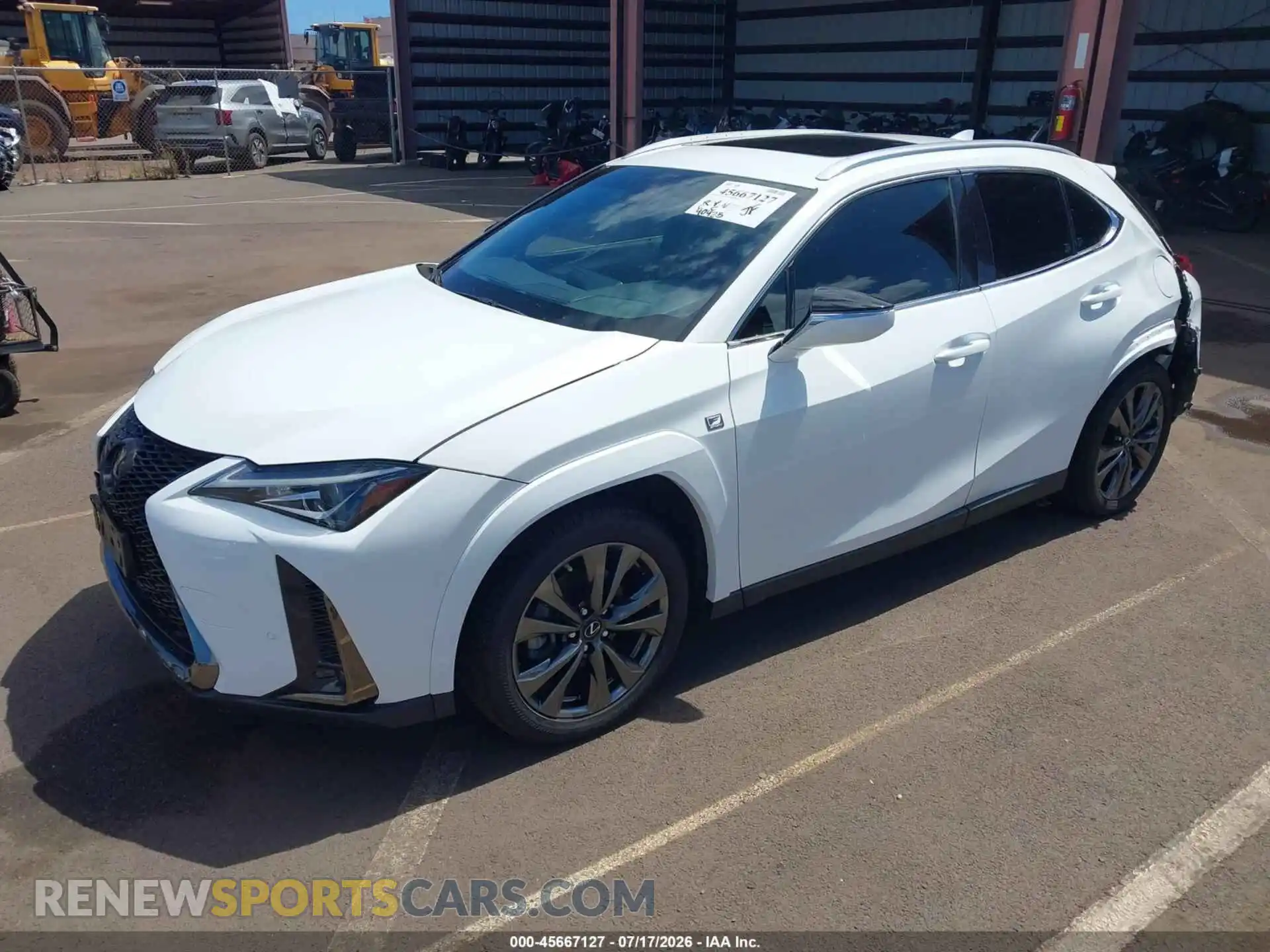 2 Фотография поврежденного автомобиля JTHR3JBHXN2050437 LEXUS UX 200 2022