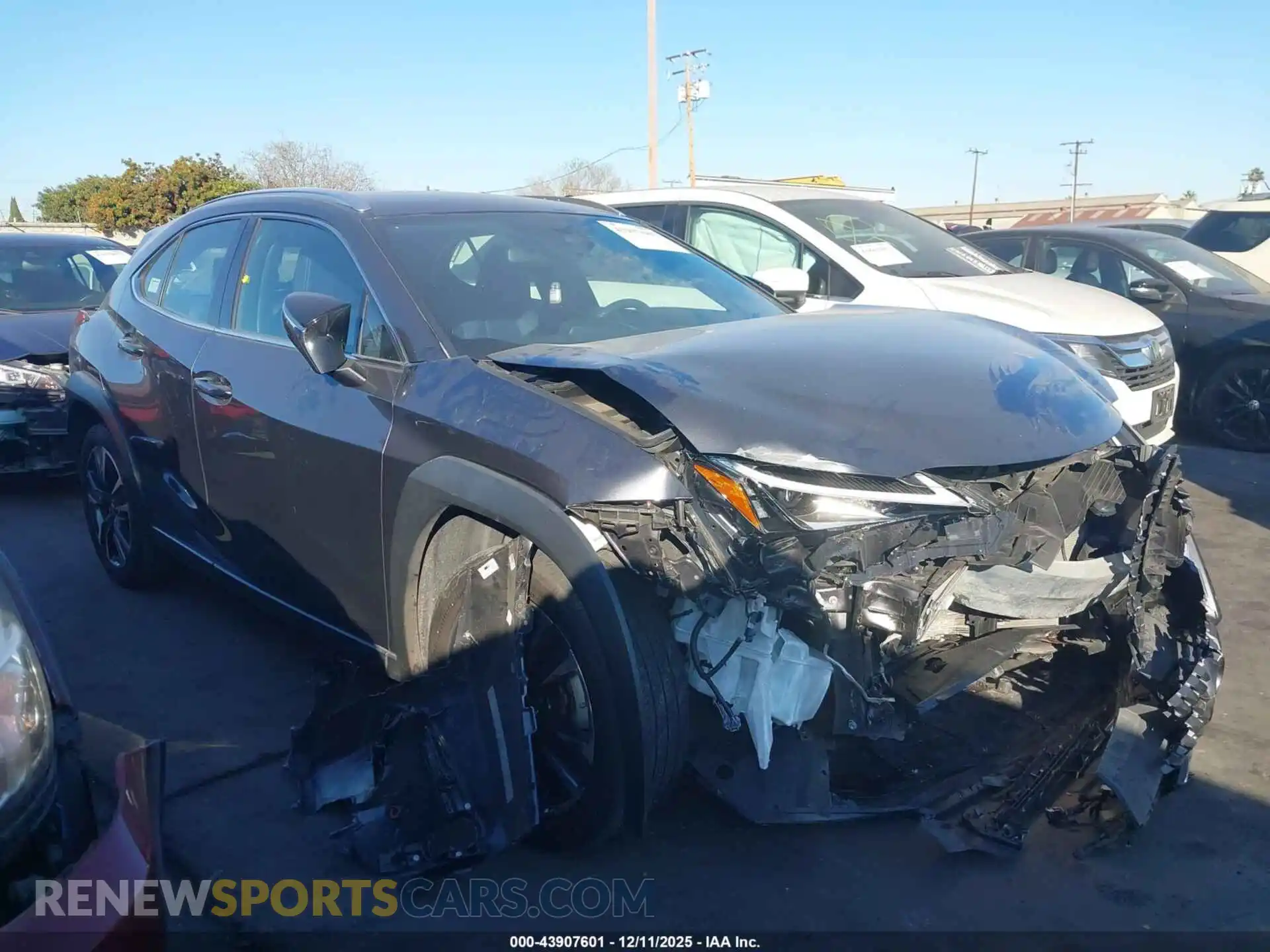 1 Photograph of a damaged car JTHX3JBH0N2049305 LEXUS UX 200 2022