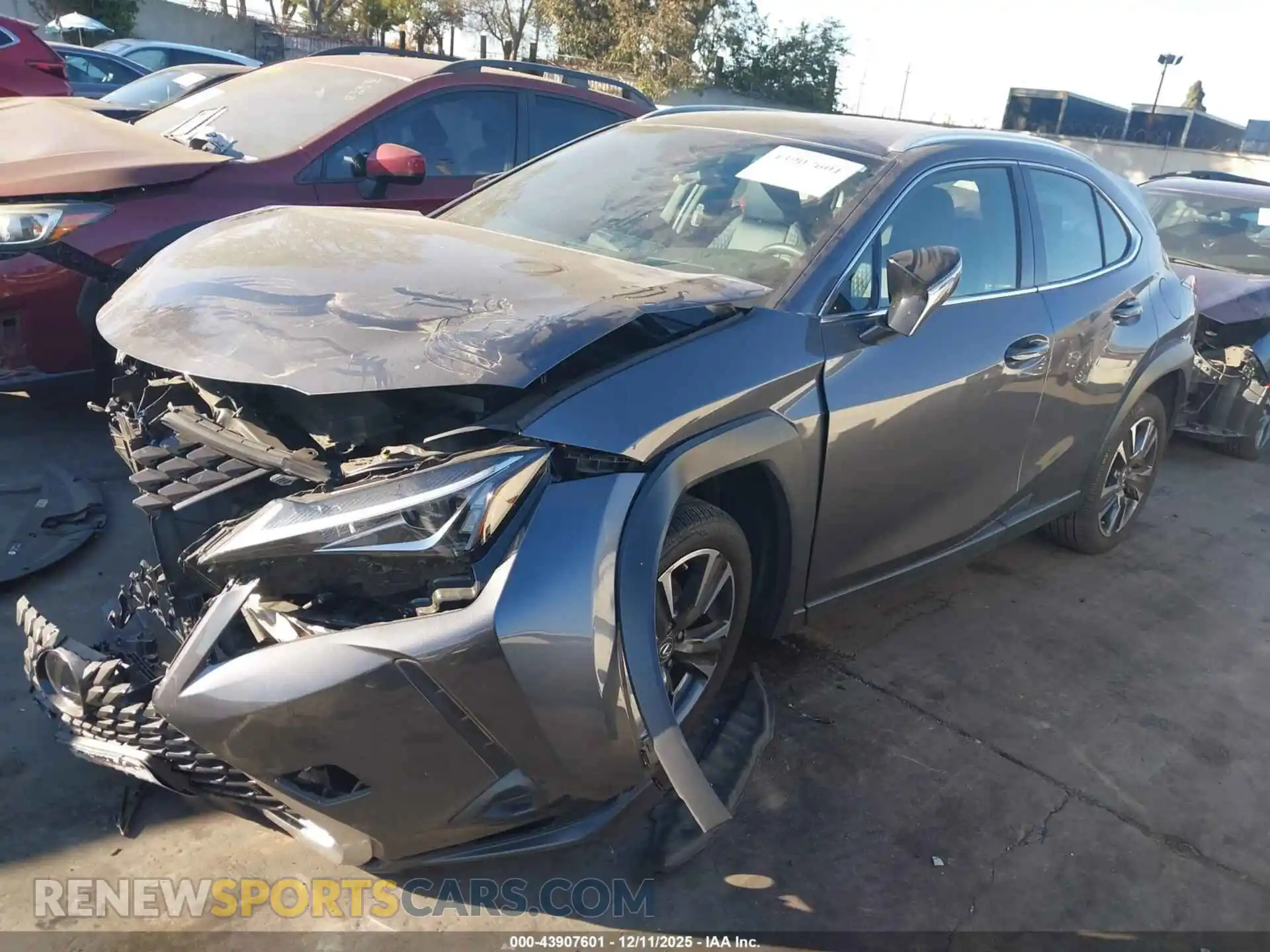 2 Photograph of a damaged car JTHX3JBH0N2049305 LEXUS UX 200 2022