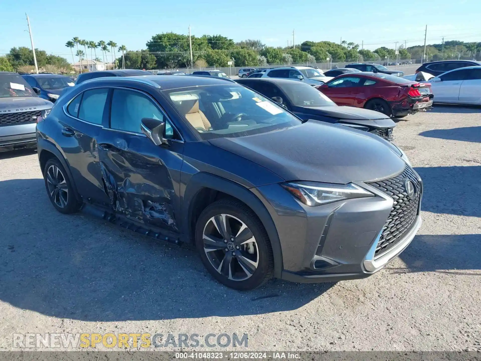 1 Photograph of a damaged car JTHX3JBH0N2049479 LEXUS UX 200 2022