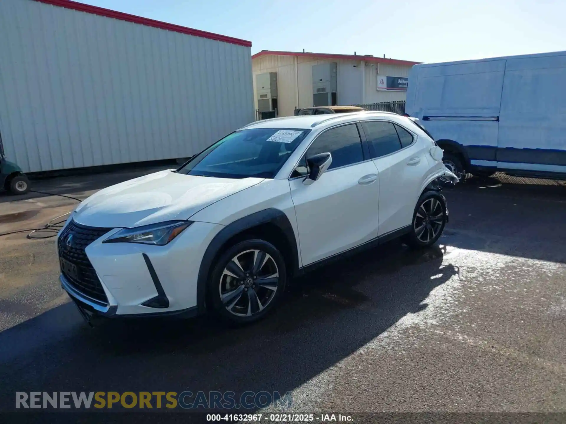 2 Photograph of a damaged car JTHX3JBH0N2055167 LEXUS UX 200 2022