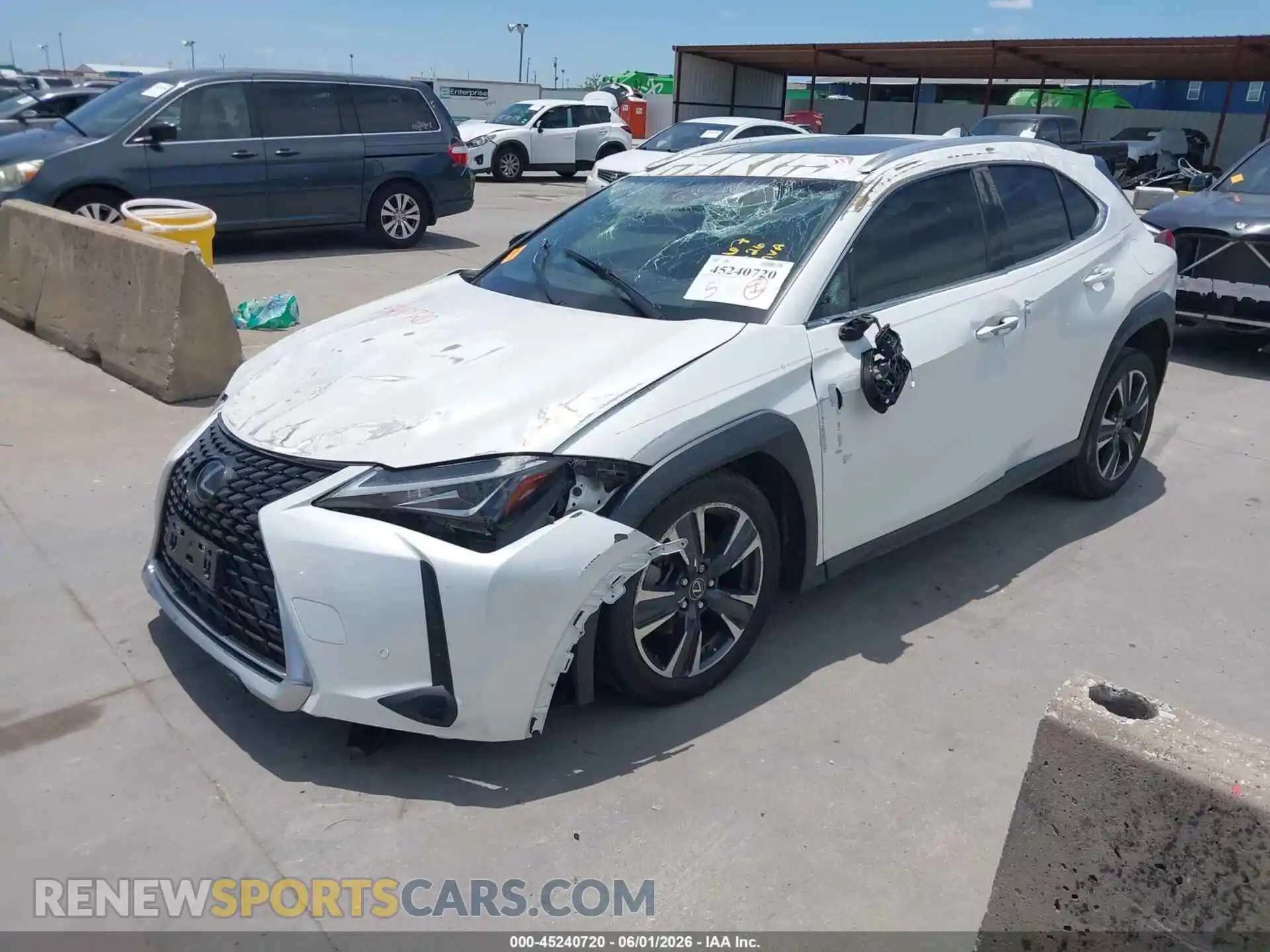 2 fotografías del automóvil dañado JTHX3JBH3N2046768 LEXUS UX 200 2022