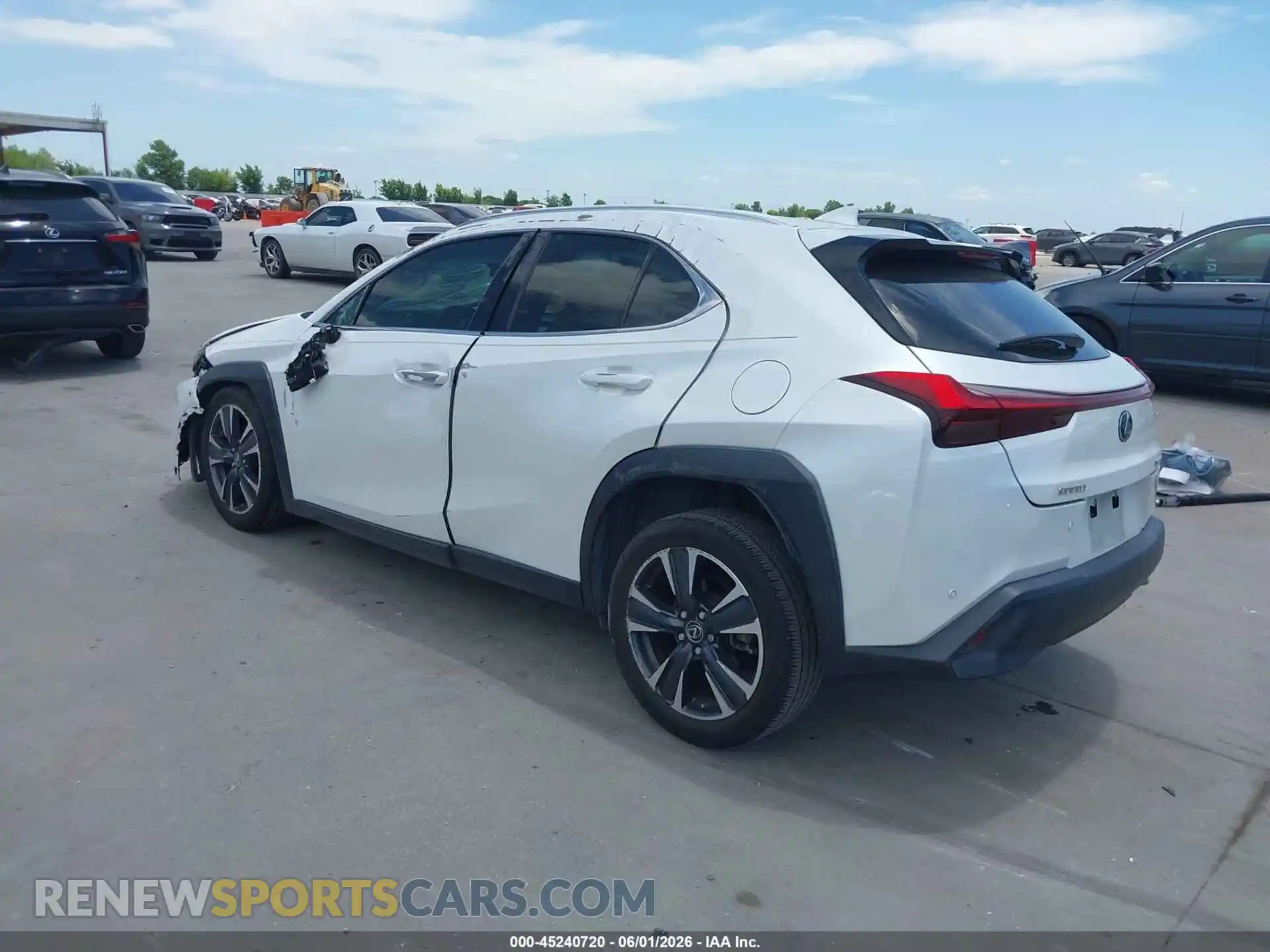 3 fotografías del automóvil dañado JTHX3JBH3N2046768 LEXUS UX 200 2022