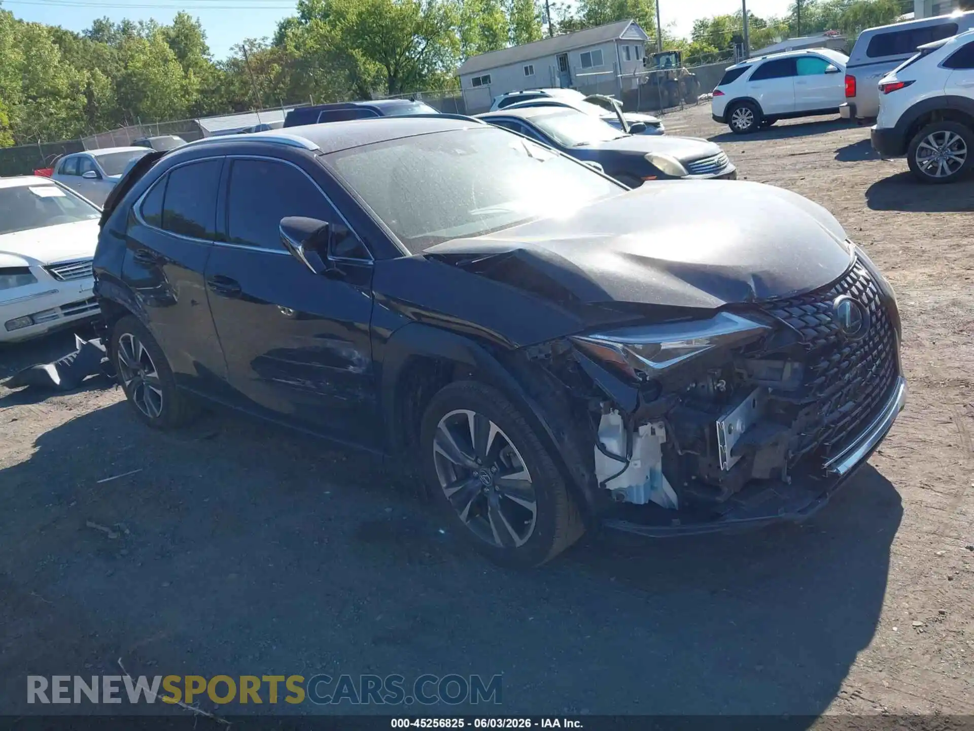 1 Фотография поврежденного автомобиля JTHX3JBH4N2046388 LEXUS UX 200 2022