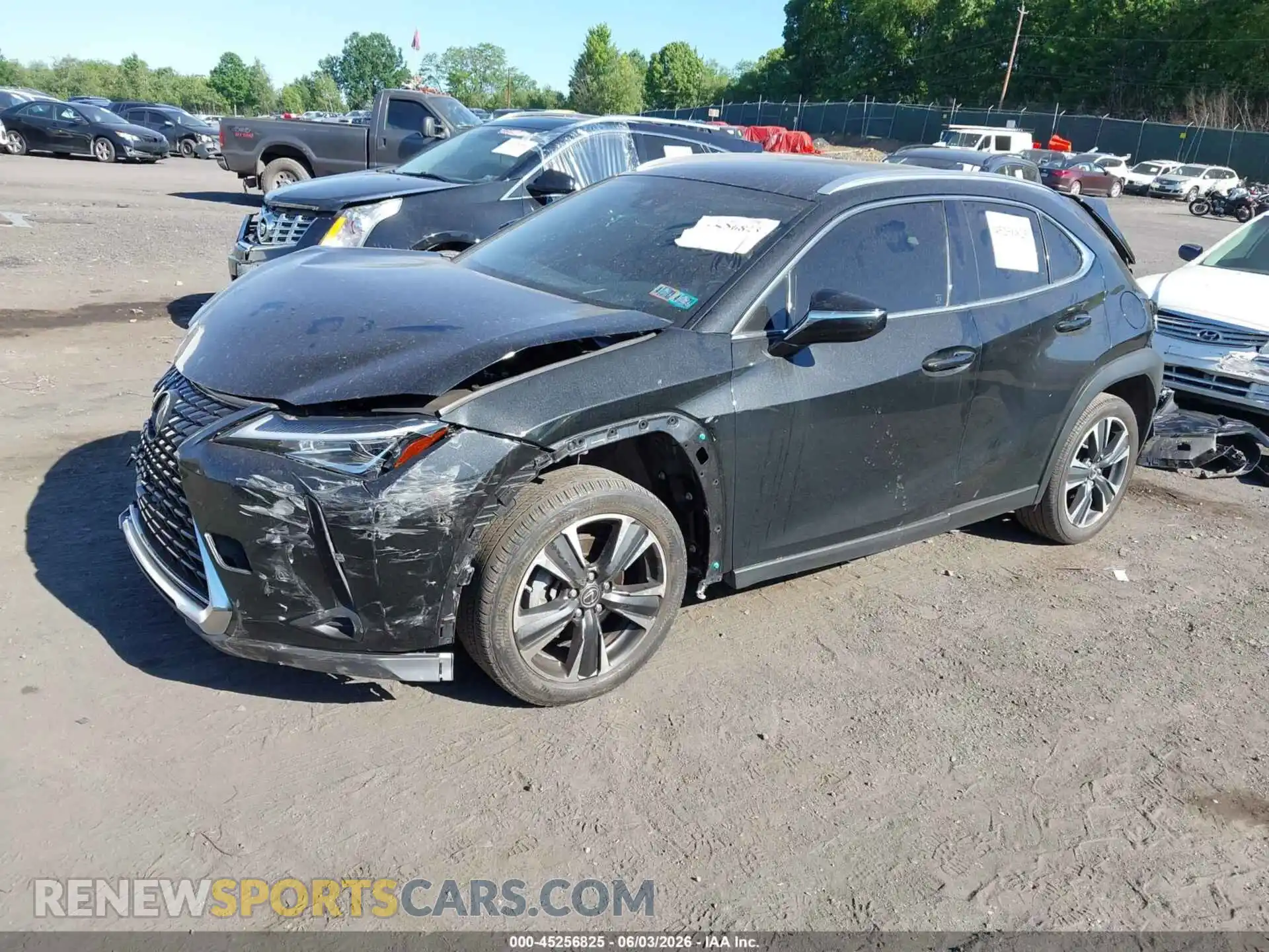 2 Фотография поврежденного автомобиля JTHX3JBH4N2046388 LEXUS UX 200 2022