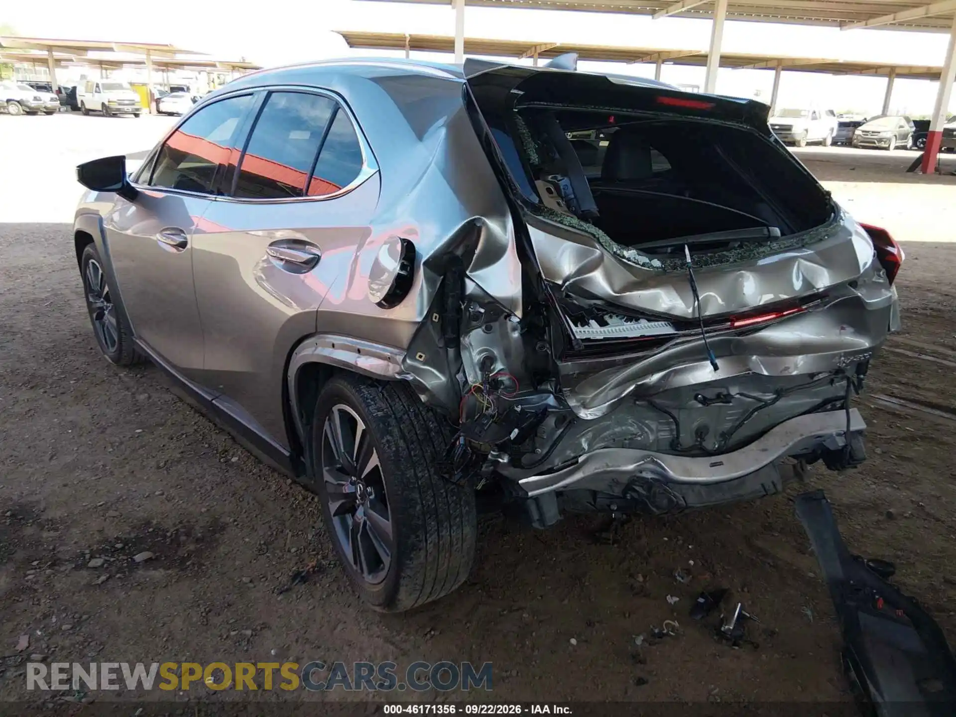 3 fotografías del automóvil dañado JTHX3JBH4N2050800 LEXUS UX 200 2022