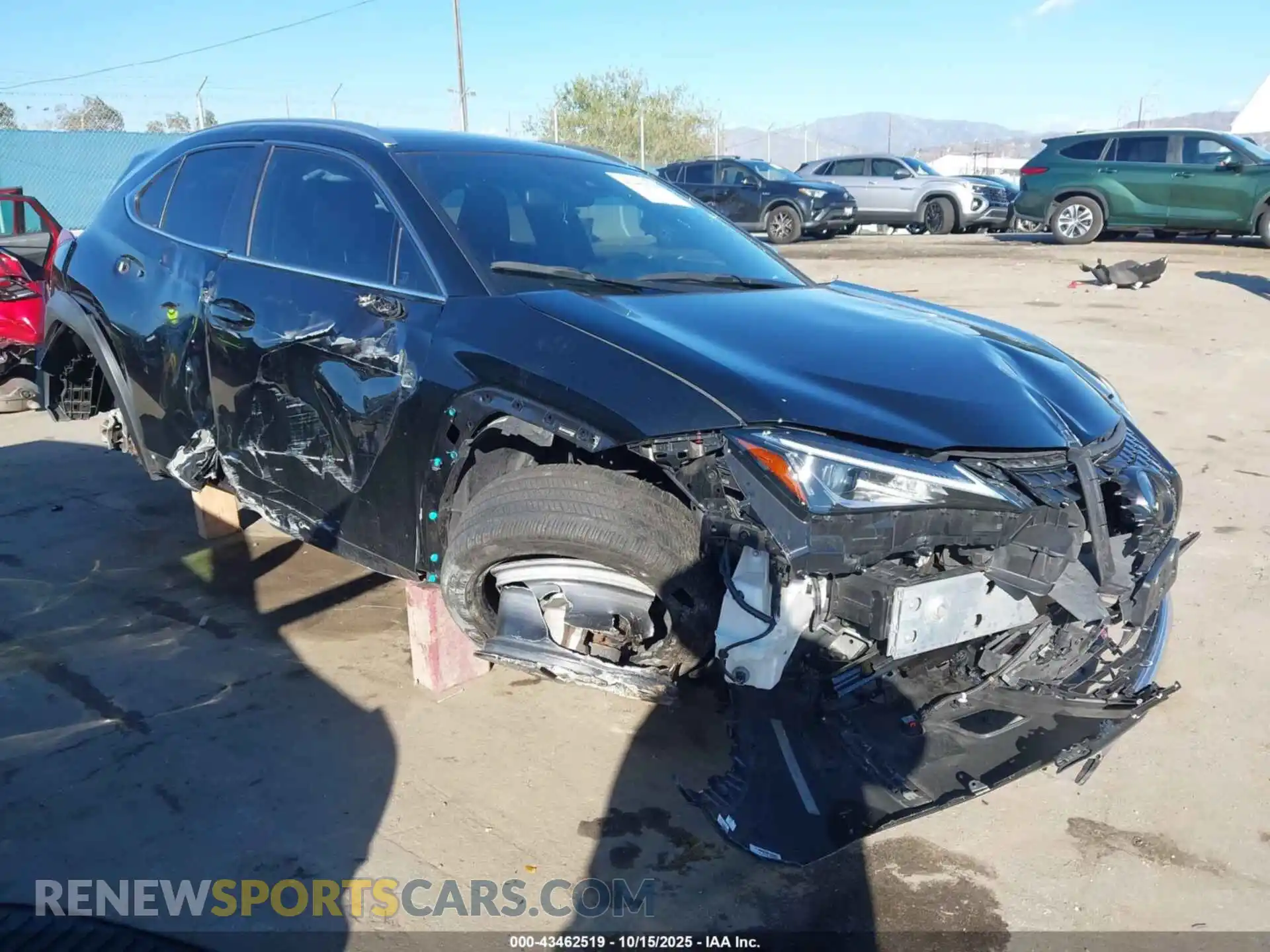 1 fotografías del automóvil dañado JTHX3JBH6N2050894 LEXUS UX 200 2022