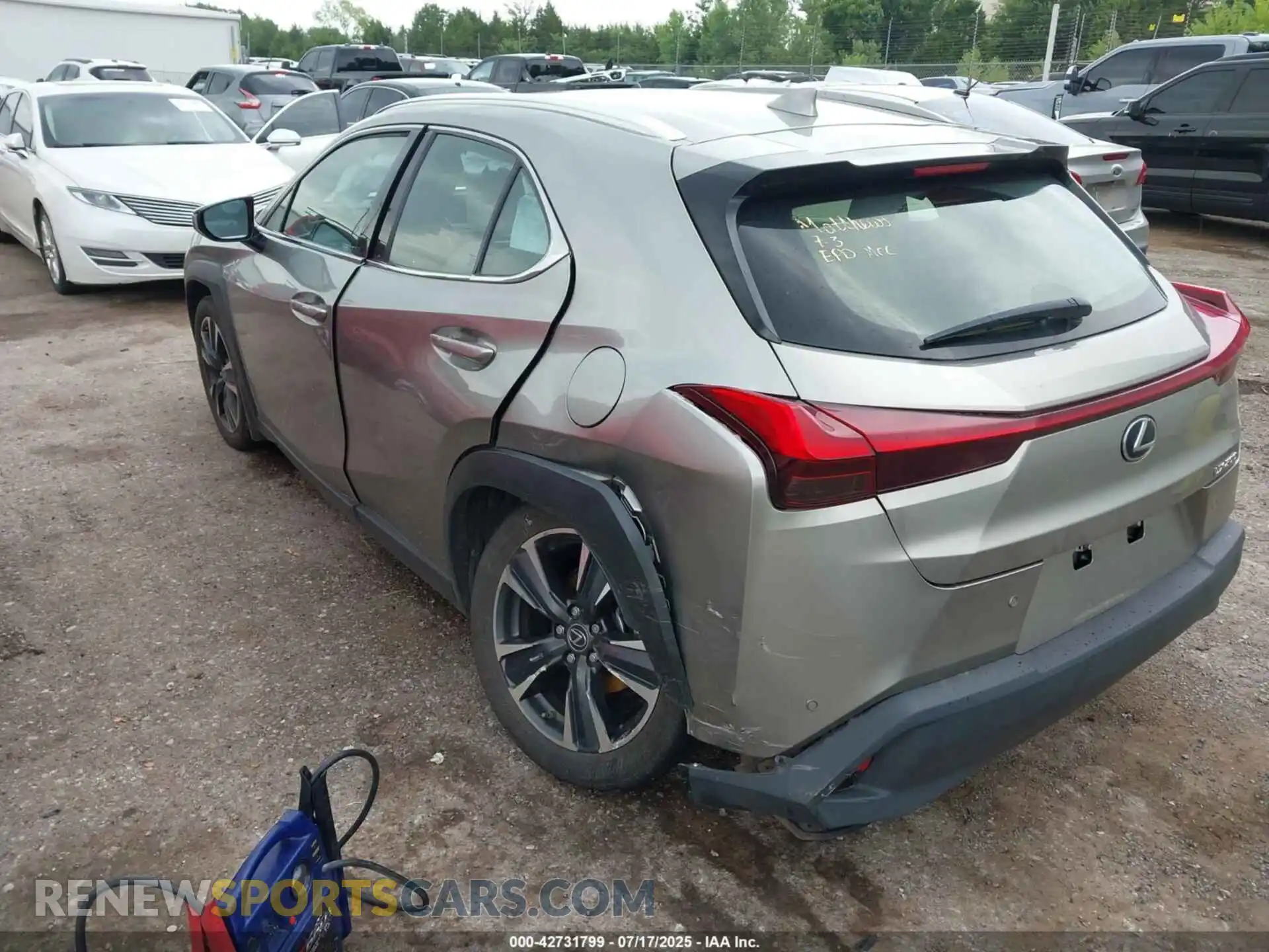 3 Photograph of a damaged car JTHX3JBH7N2051035 LEXUS UX 200 2022
