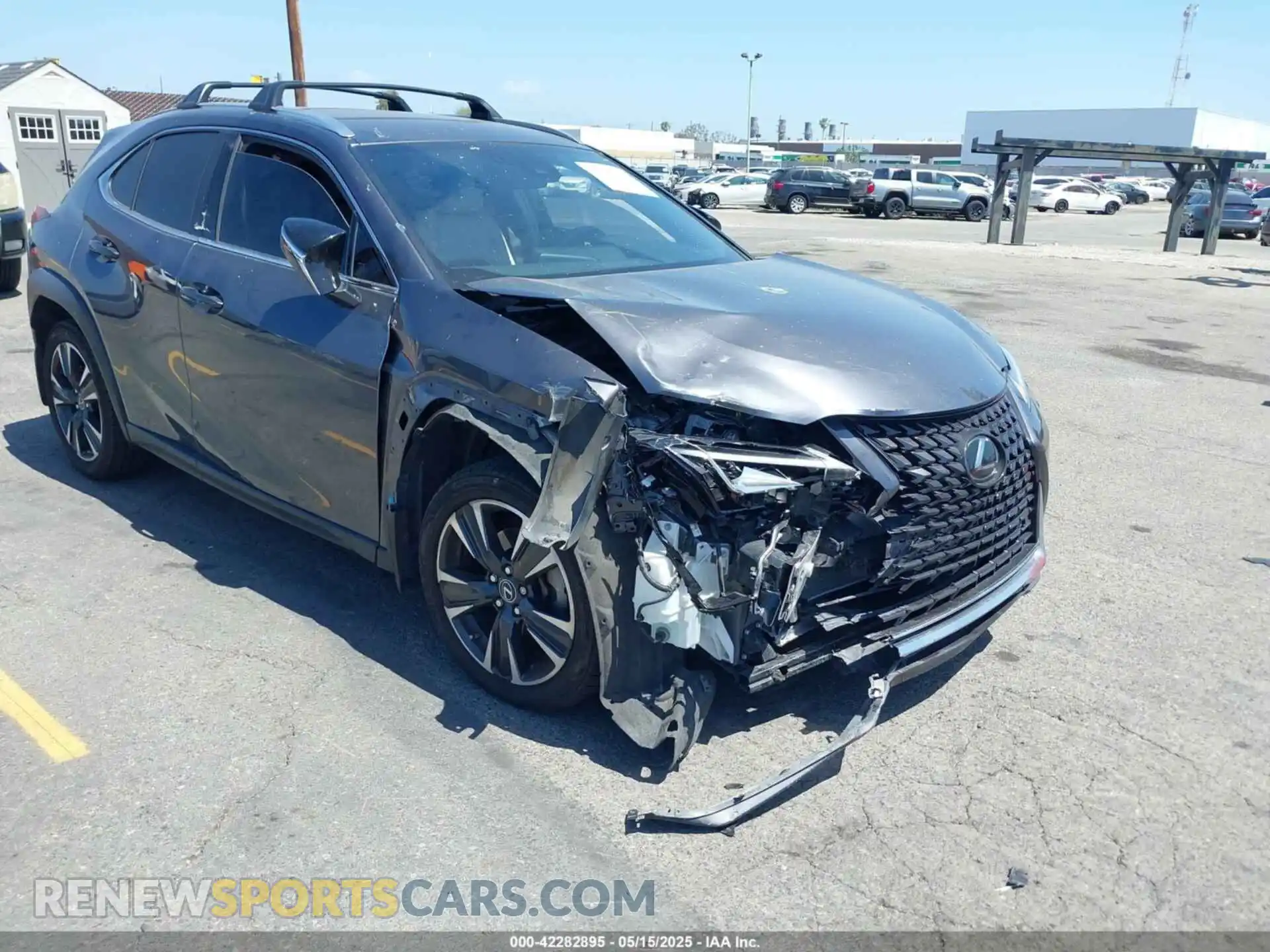1 Photograph of a damaged car JTHX3JBH7N2055392 LEXUS UX 200 2022