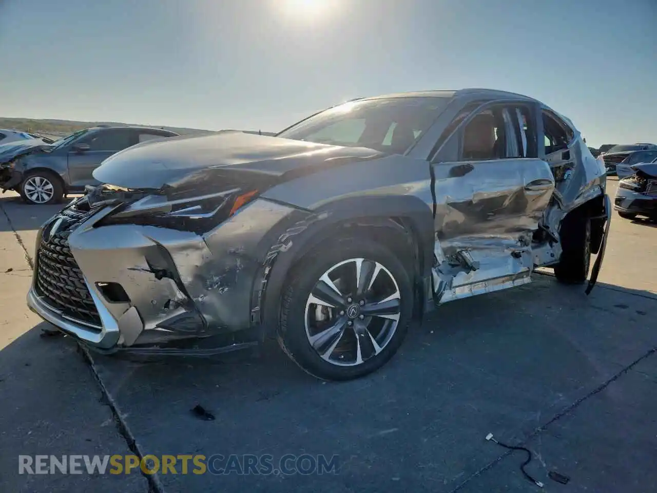 1 Photograph of a damaged car JTHX3JBH8N2049505 LEXUS UX 200 2022