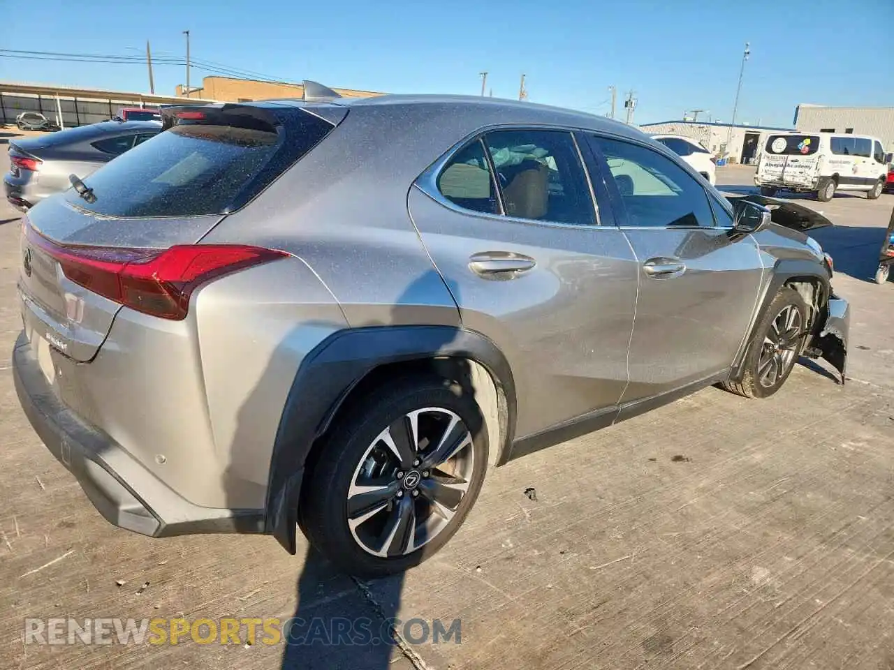 3 Photograph of a damaged car JTHX3JBH8N2049505 LEXUS UX 200 2022
