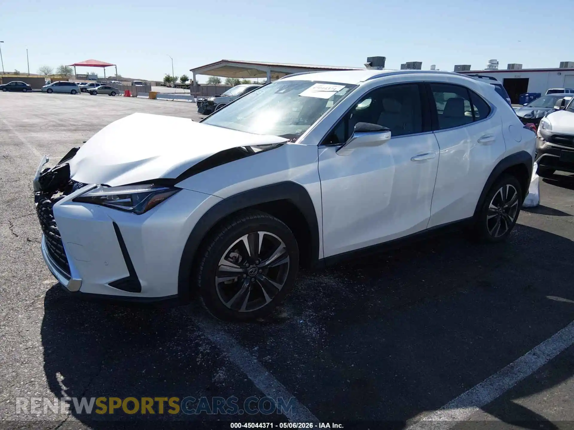 2 Фотография поврежденного автомобиля JTHX3JBH9N2046970 LEXUS UX 200 2022