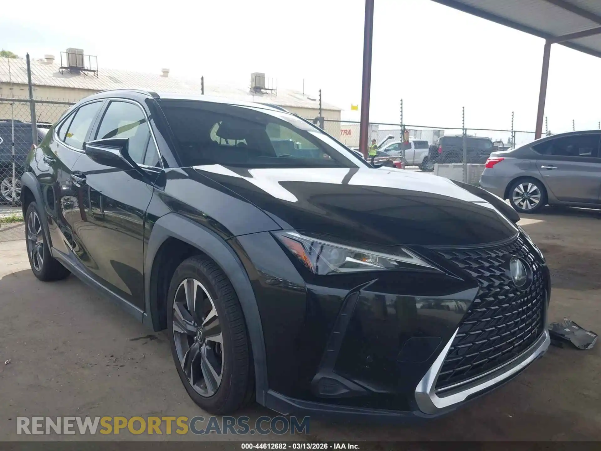 1 Photograph of a damaged car JTHX3JBHXN2046475 LEXUS UX 200 2022