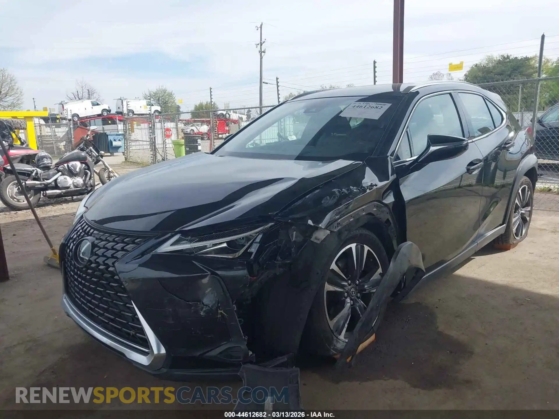 2 Photograph of a damaged car JTHX3JBHXN2046475 LEXUS UX 200 2022