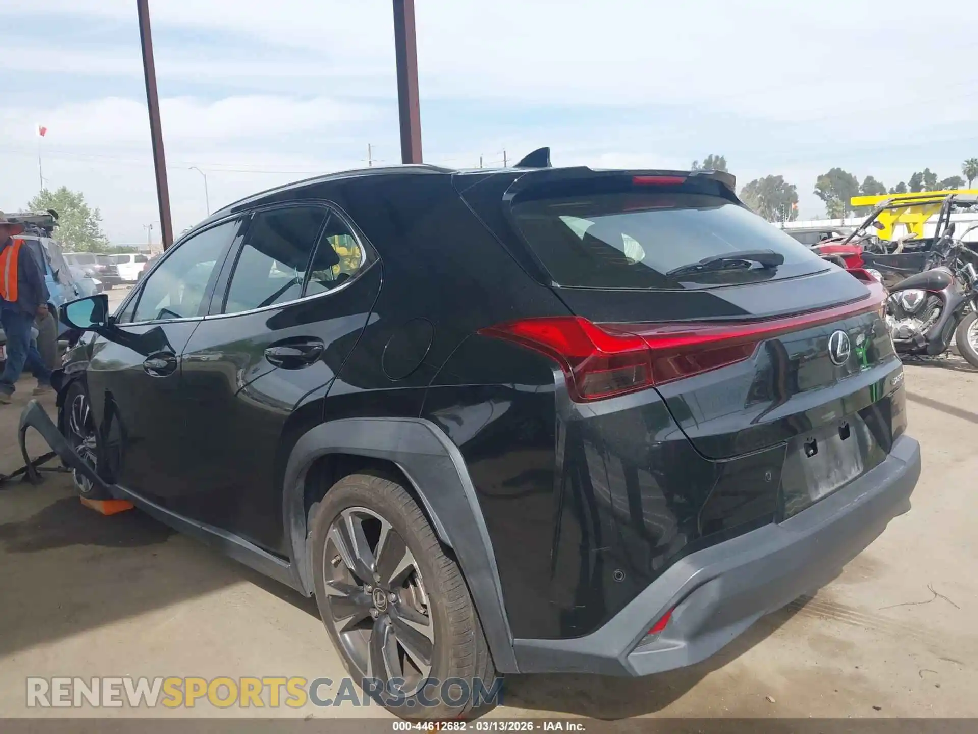 3 Photograph of a damaged car JTHX3JBHXN2046475 LEXUS UX 200 2022