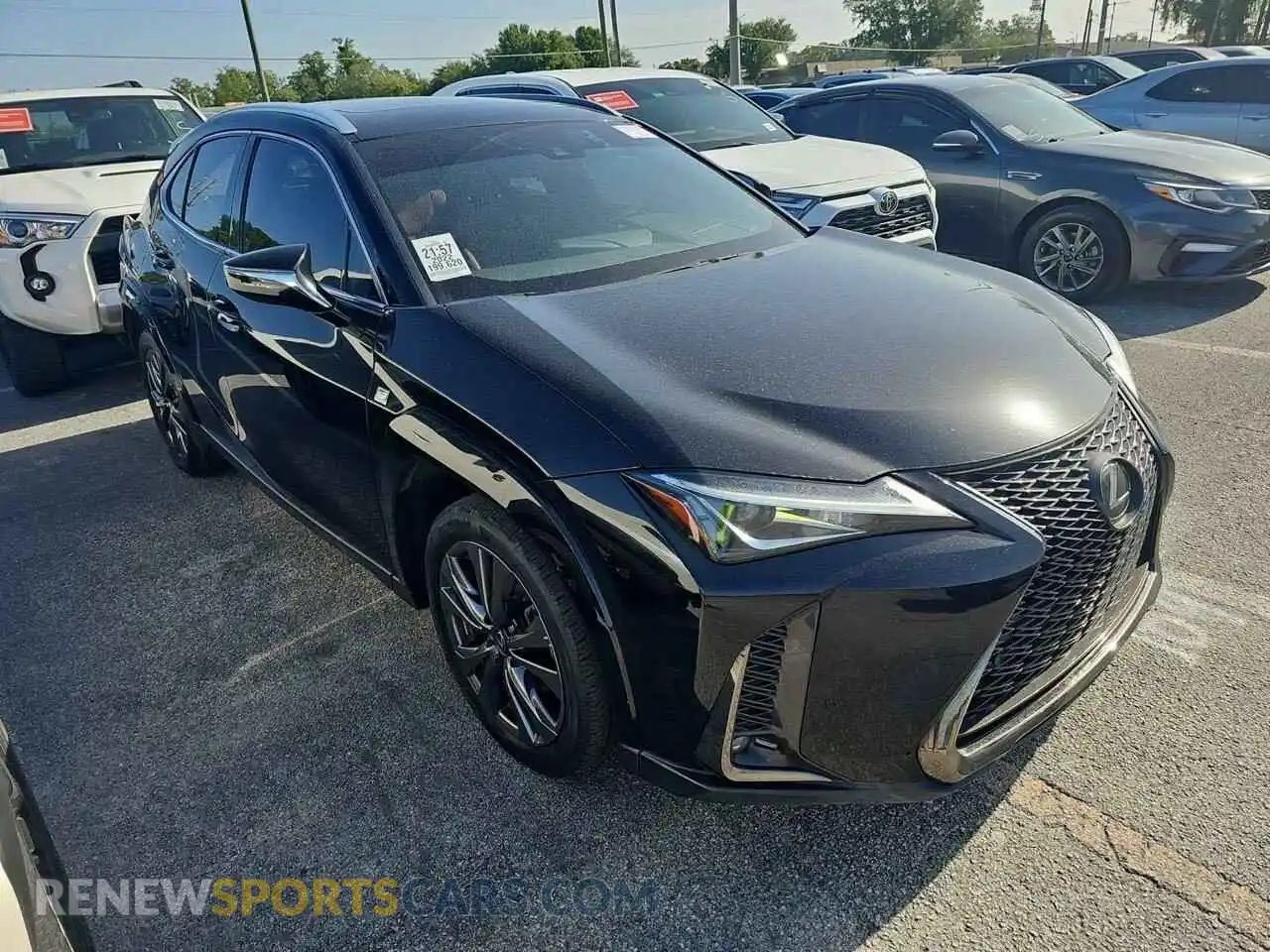 1 Photograph of a damaged car JTHE3JBHXN2048556 LEXUS UX 200 BAS 2022