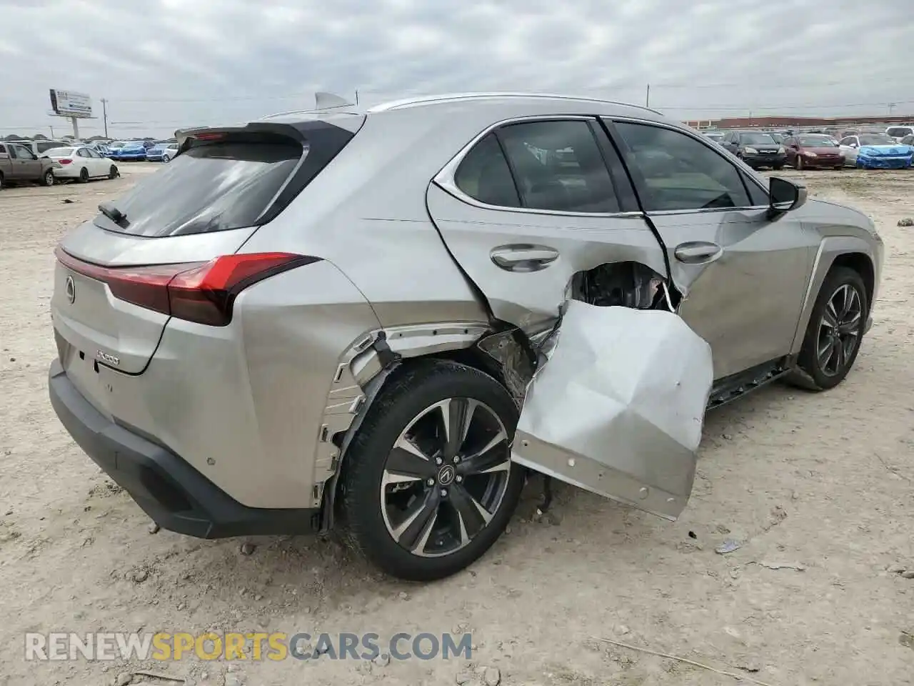 3 Photograph of a damaged car JTHP3JBH8N2050069 LEXUS UX 200 BAS 2022