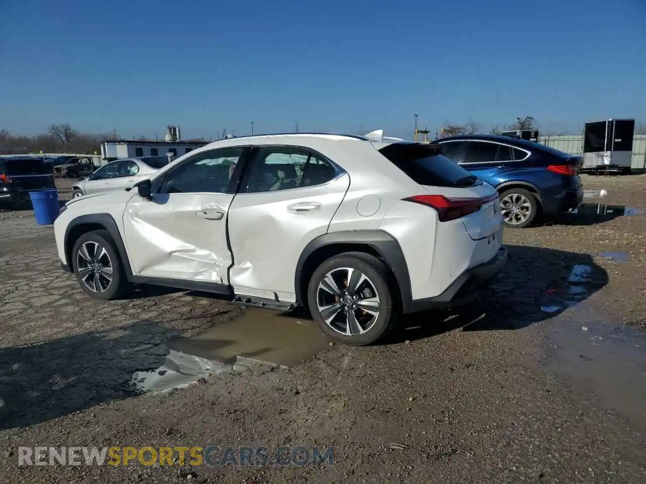 2 Photograph of a damaged car JTHX3JBH6N2048210 LEXUS UX 200 BAS 2022