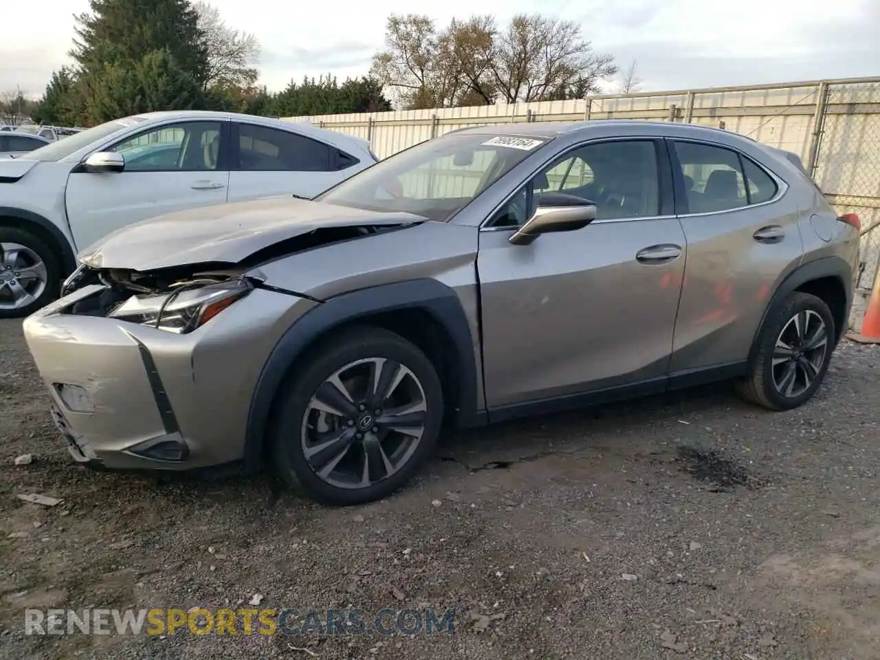 1 Photograph of a damaged car JTHX3JBHXN2048498 LEXUS UX 200 BAS 2022