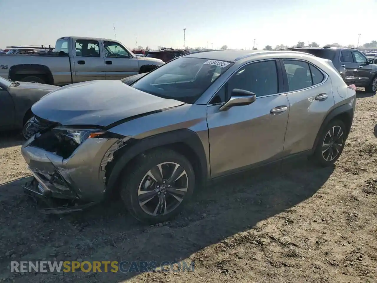 1 Photograph of a damaged car JTHX3JBHXN2056083 LEXUS UX 200 BAS 2022