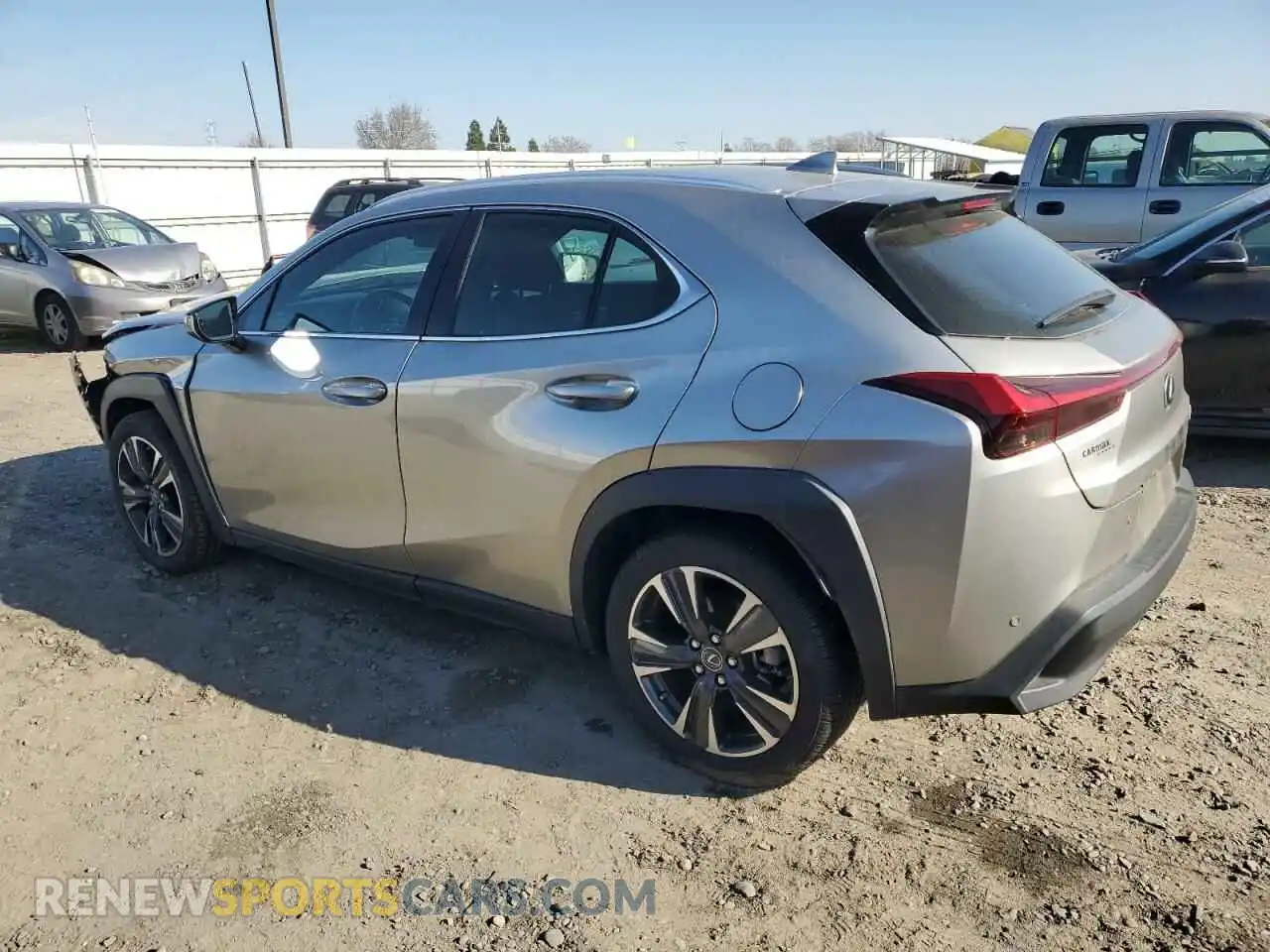 2 Photograph of a damaged car JTHX3JBHXN2056083 LEXUS UX 200 BAS 2022