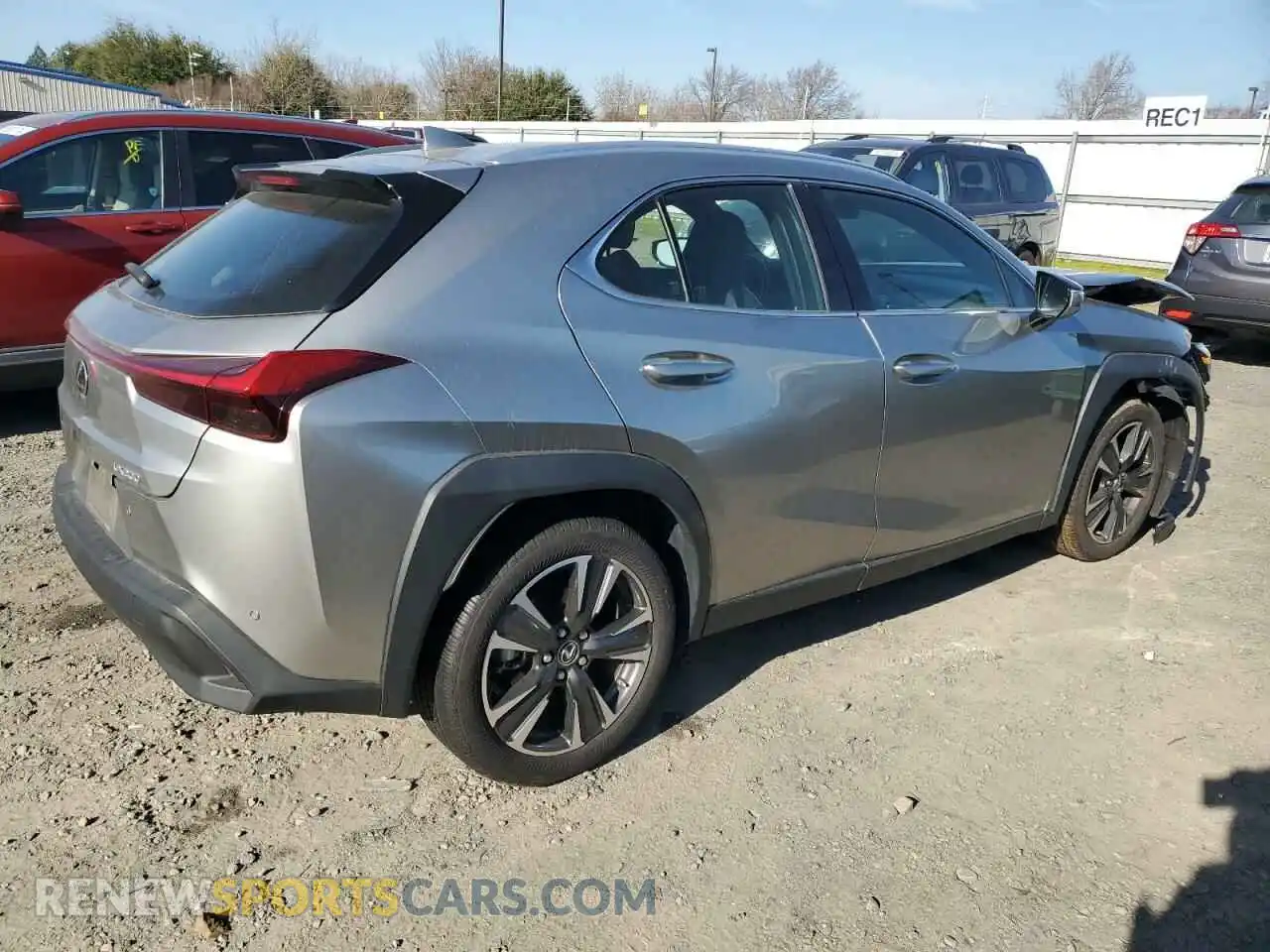 3 Photograph of a damaged car JTHX3JBHXN2056083 LEXUS UX 200 BAS 2022
