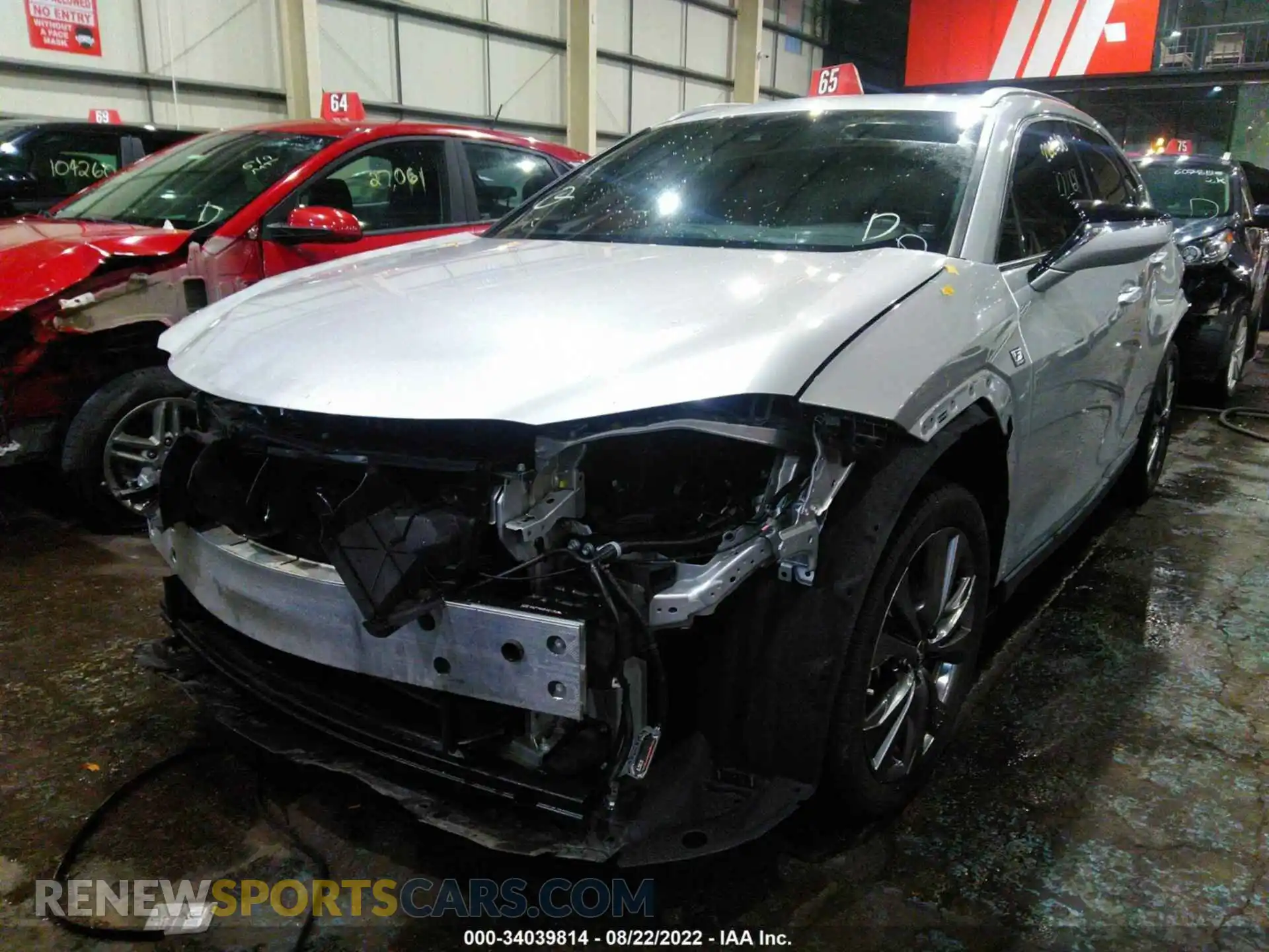 2 Photograph of a damaged car 00HY3JBH6K2006250 LEXUS UX 2019