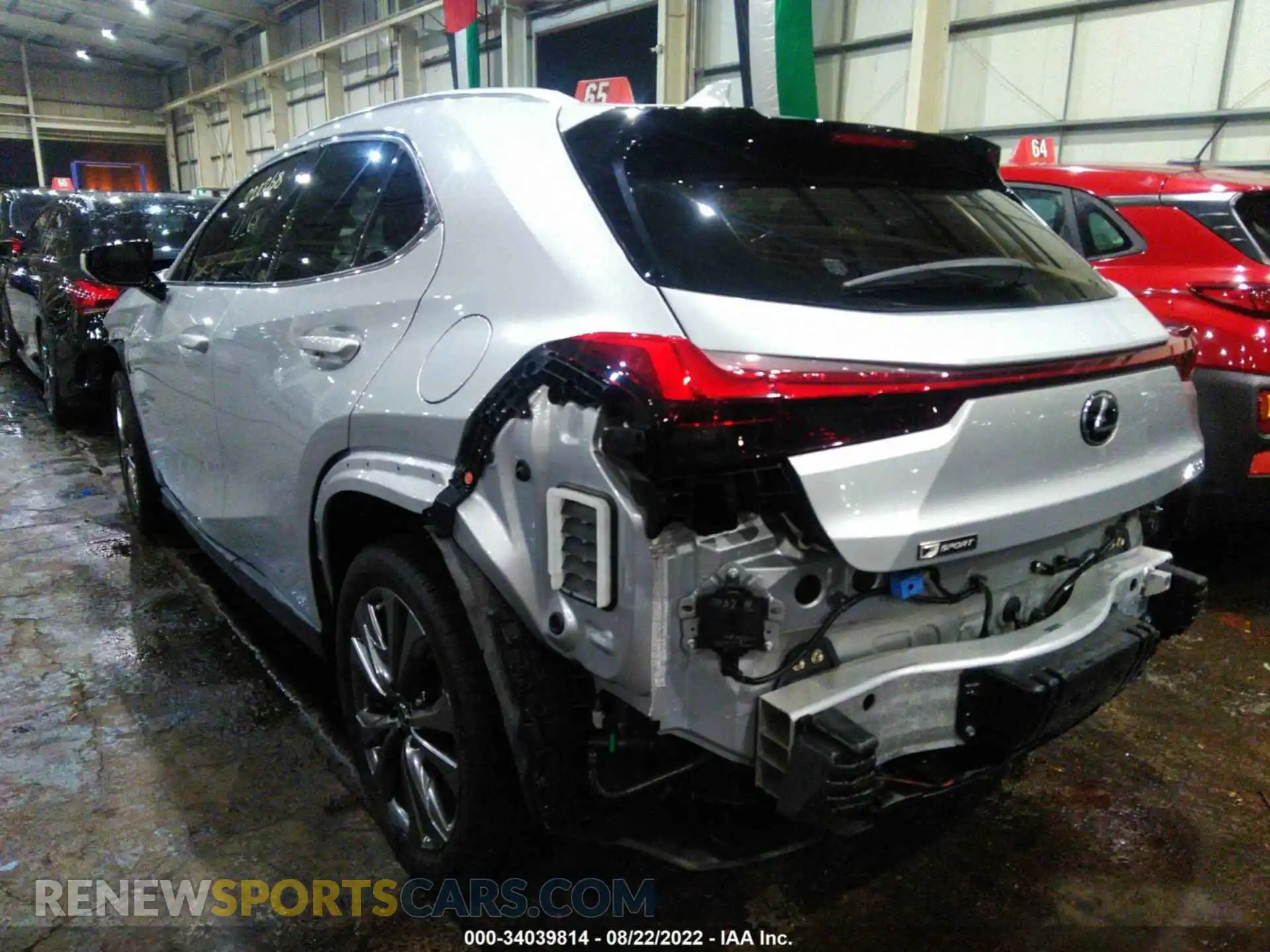 3 Photograph of a damaged car 00HY3JBH6K2006250 LEXUS UX 2019