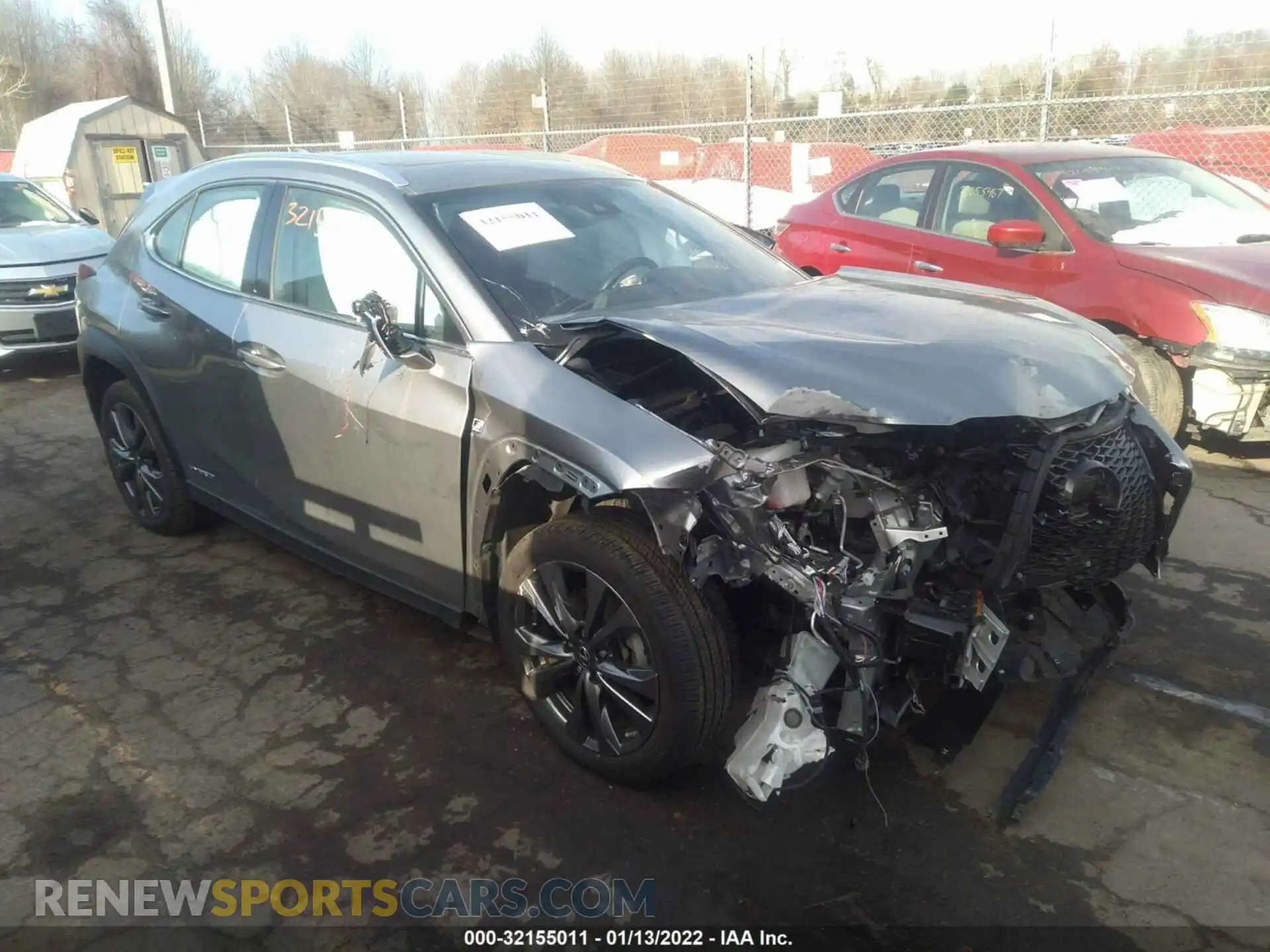 1 Photograph of a damaged car JTHU9JBH3K2019017 LEXUS UX 2019