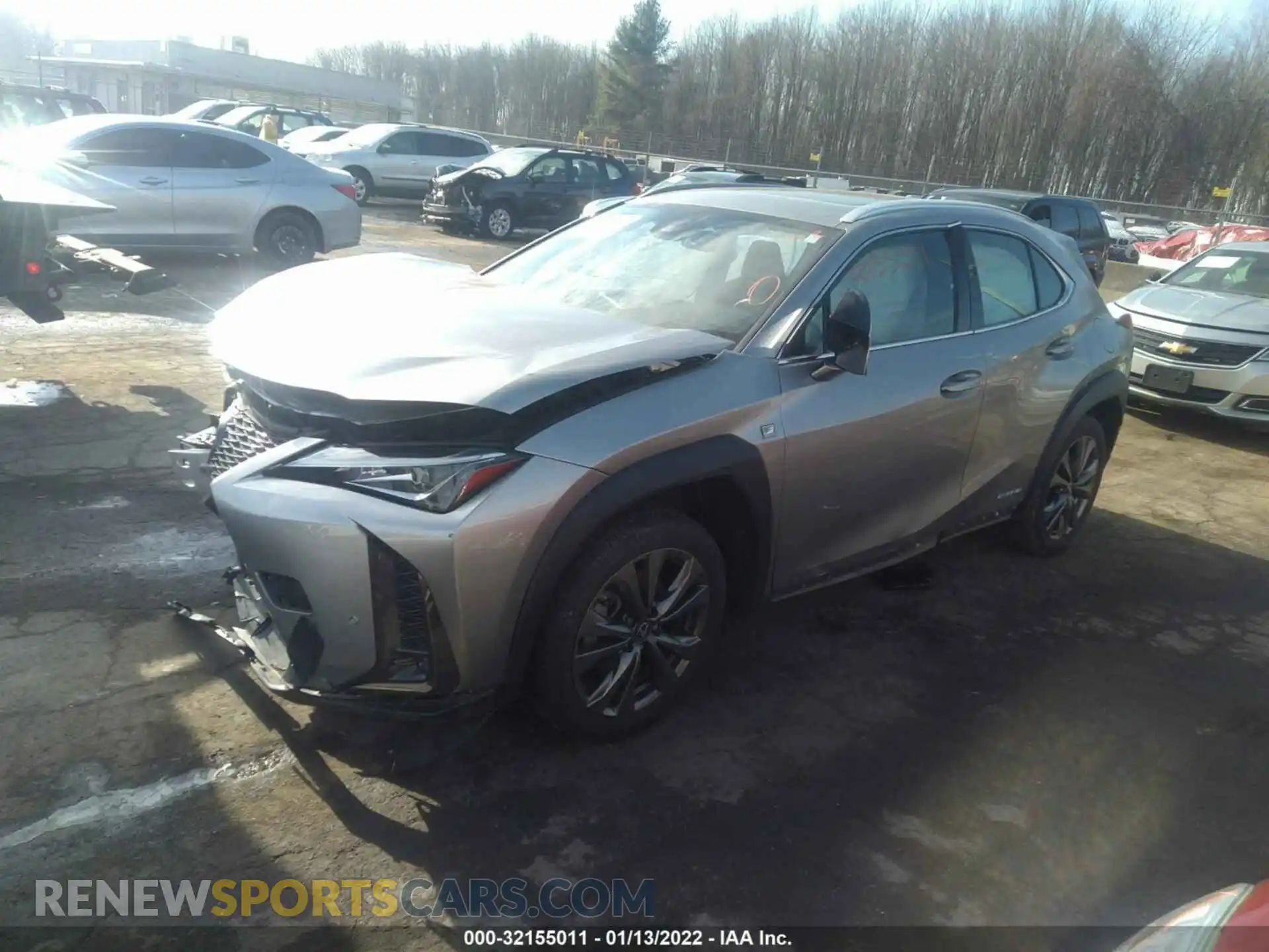 2 Photograph of a damaged car JTHU9JBH3K2019017 LEXUS UX 2019