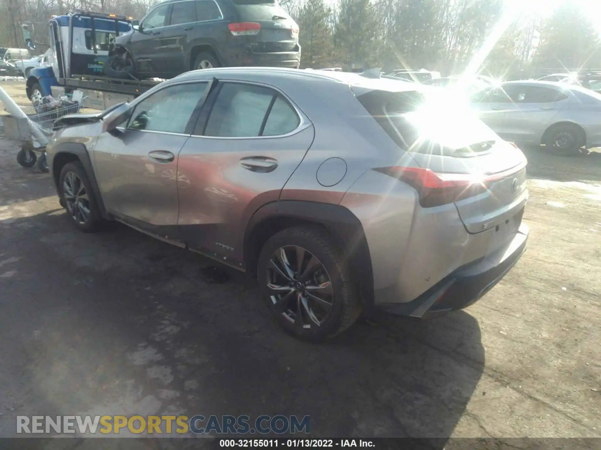 3 Photograph of a damaged car JTHU9JBH3K2019017 LEXUS UX 2019