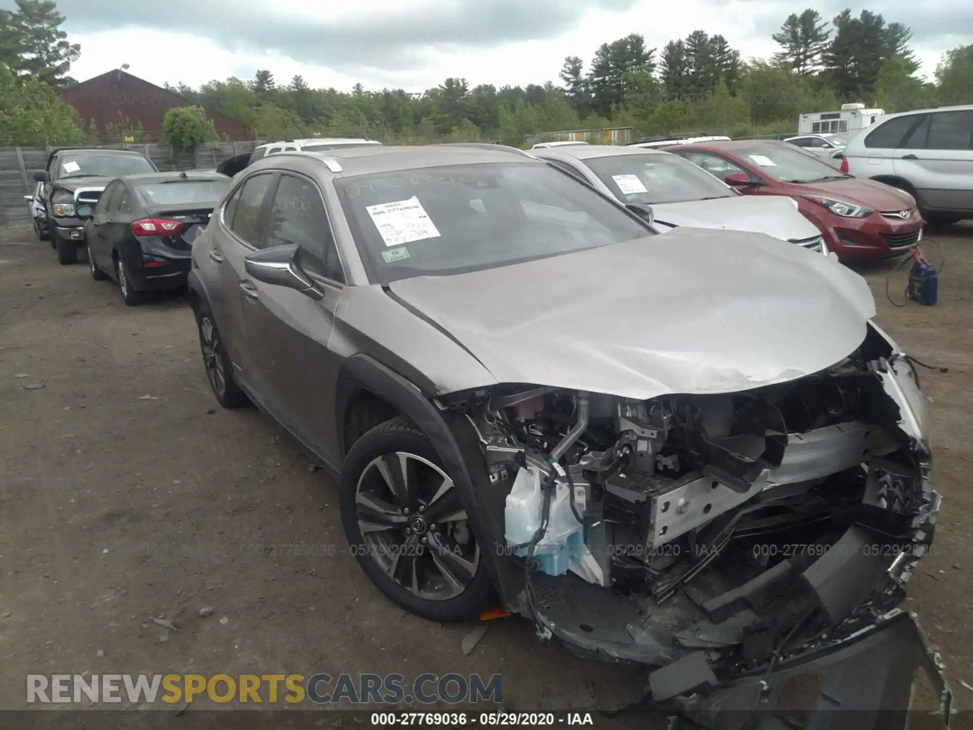 1 Photograph of a damaged car JTHU9JBH5K2017950 LEXUS UX 2019