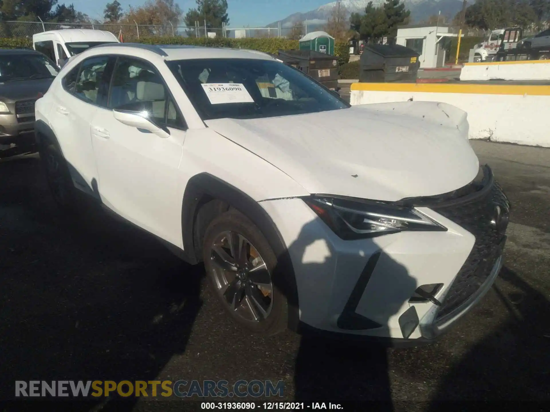 1 Photograph of a damaged car JTHU9JBHXK2017619 LEXUS UX 2019