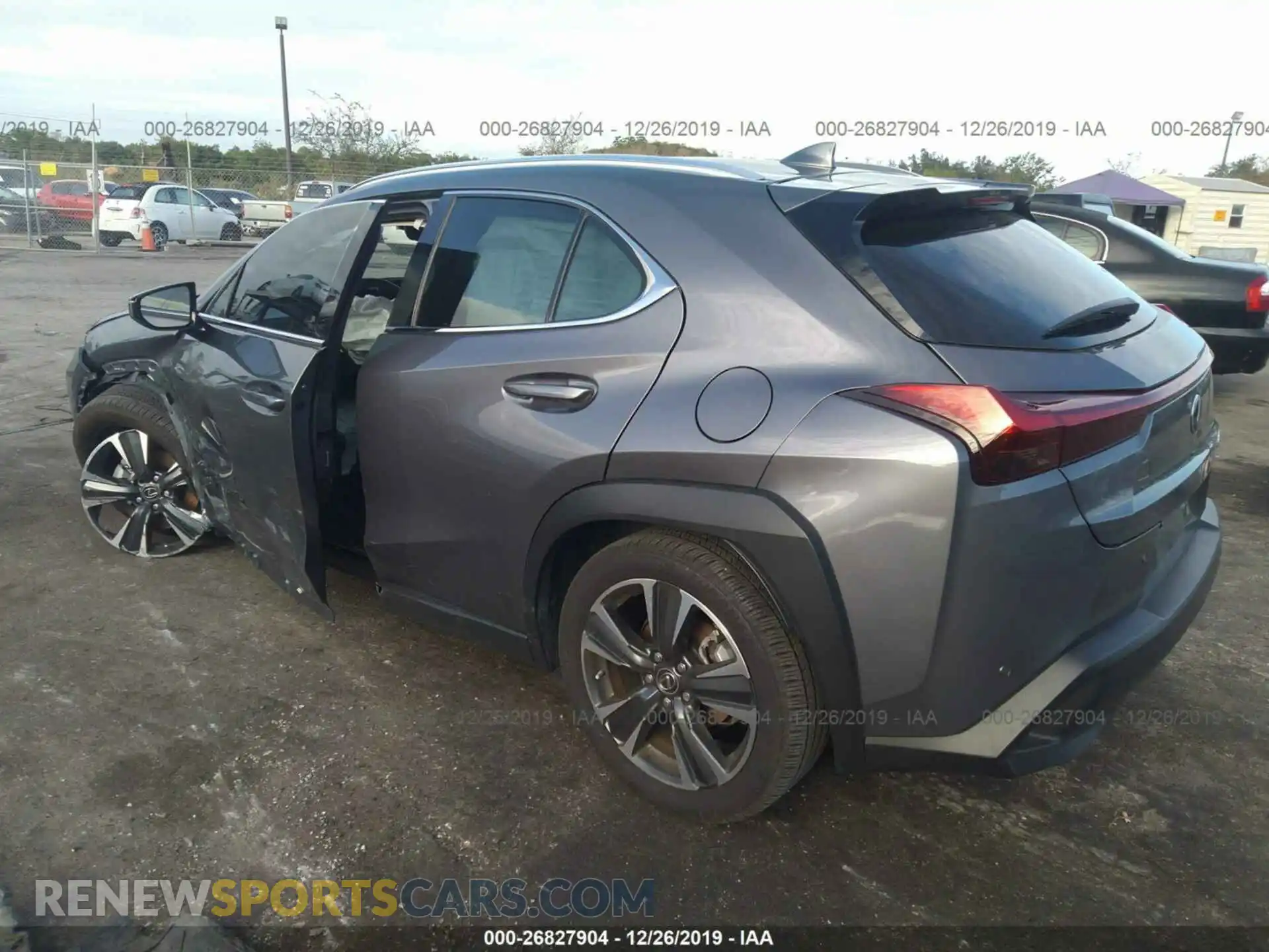 3 Photograph of a damaged car JTHY3JBH2K2004723 LEXUS UX 2019