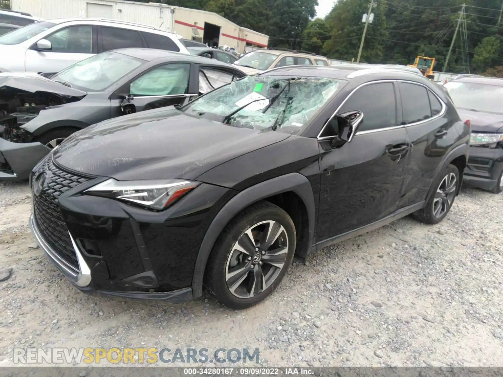 2 Photograph of a damaged car JTHY3JBH2K2015866 LEXUS UX 2019