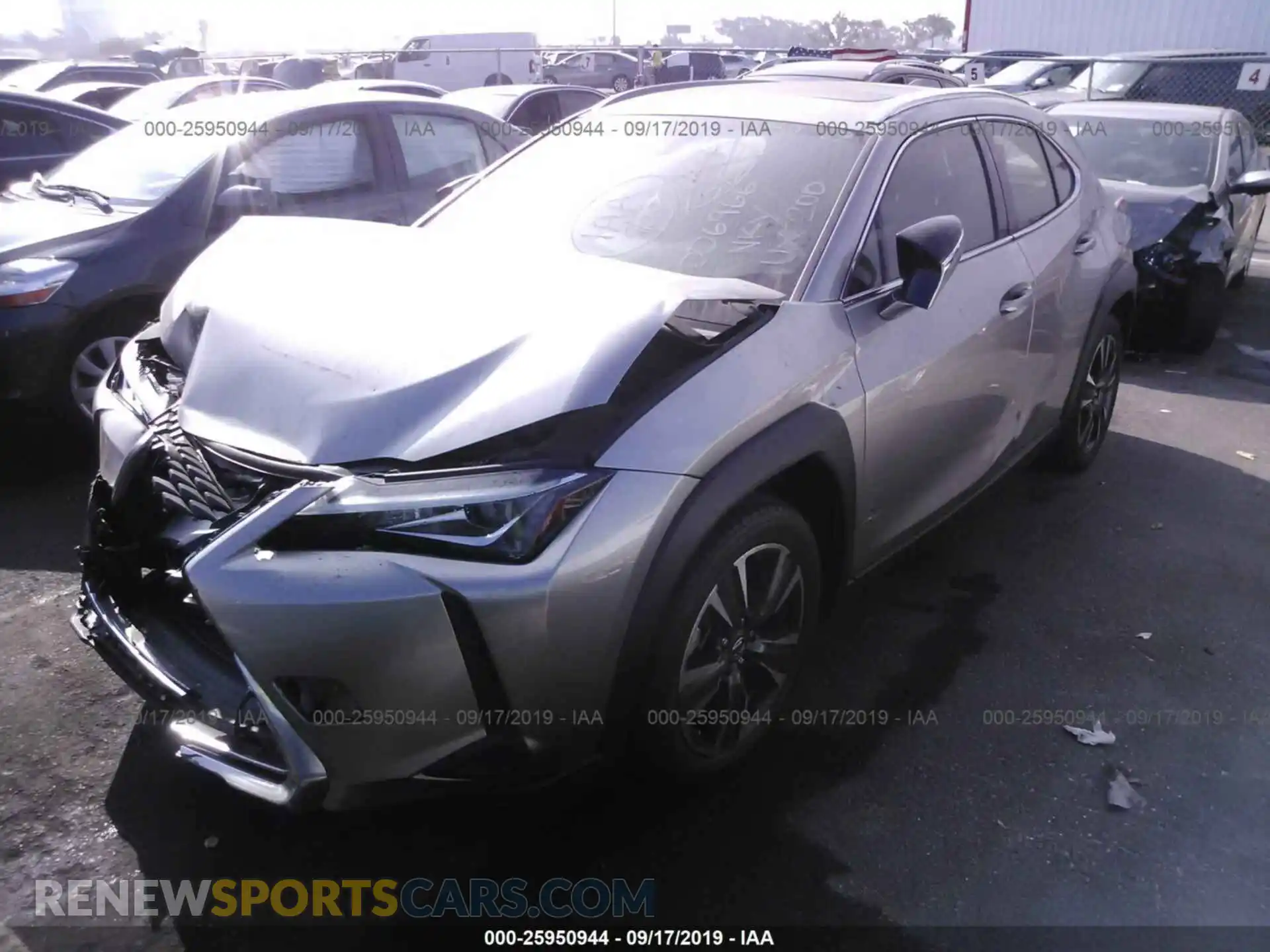 2 Photograph of a damaged car JTHY3JBH5K2006966 LEXUS UX 2019