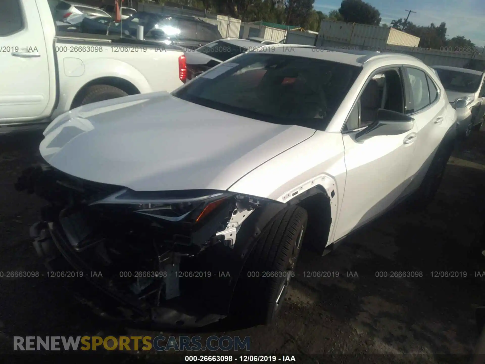 2 Photograph of a damaged car JTHY3JBH7K2007438 LEXUS UX 2019