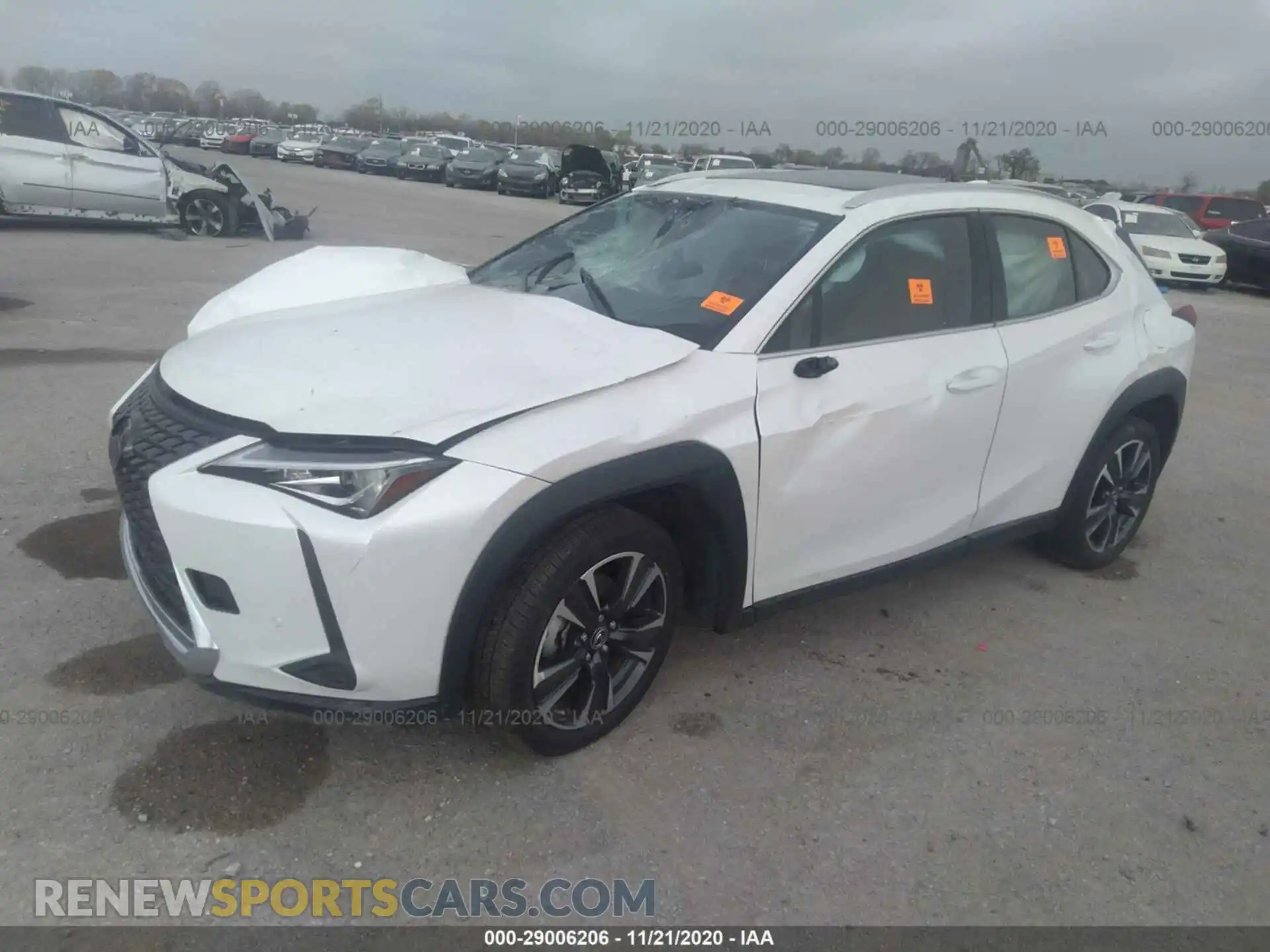 2 Photograph of a damaged car JTHP3JBH7L2025757 LEXUS UX 2020