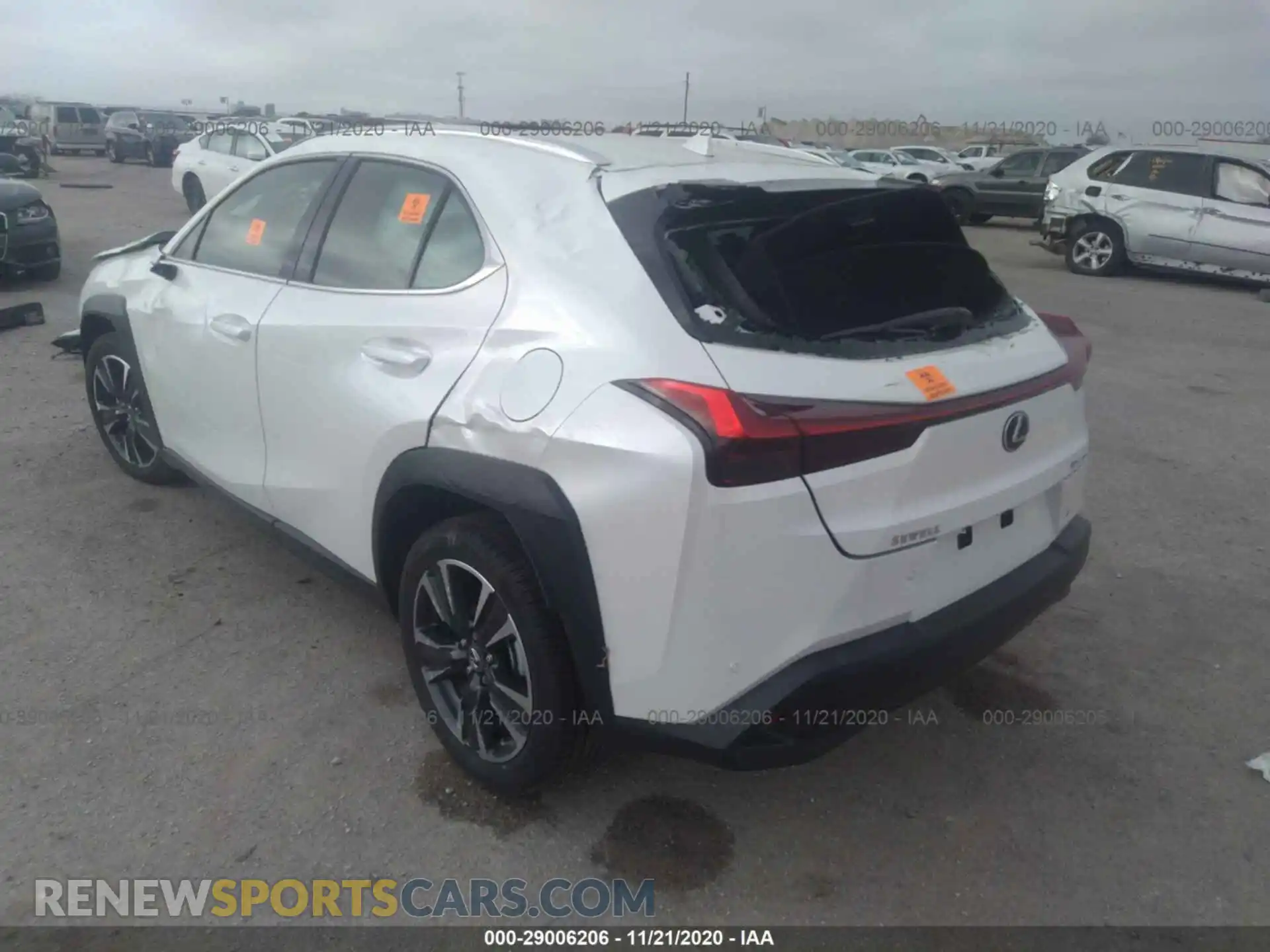 3 Photograph of a damaged car JTHP3JBH7L2025757 LEXUS UX 2020