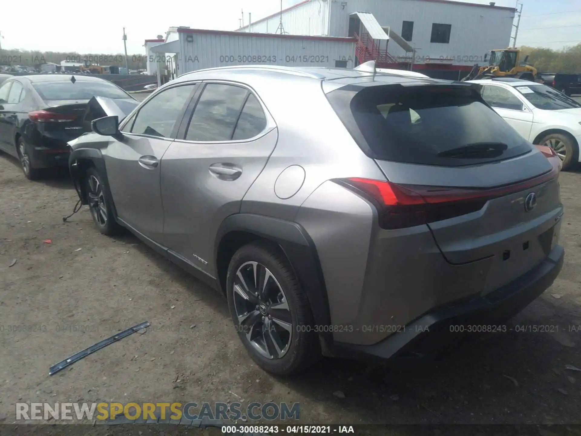 3 Photograph of a damaged car JTHP9JBH0L2033889 LEXUS UX 2020